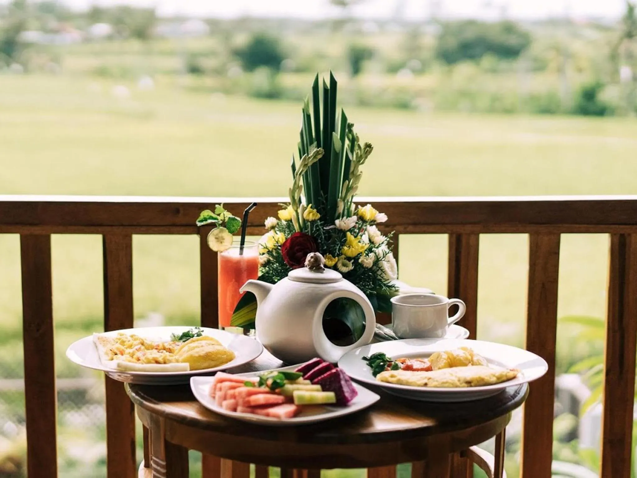Breakfast in D'jineng Rice Terrace Canggu