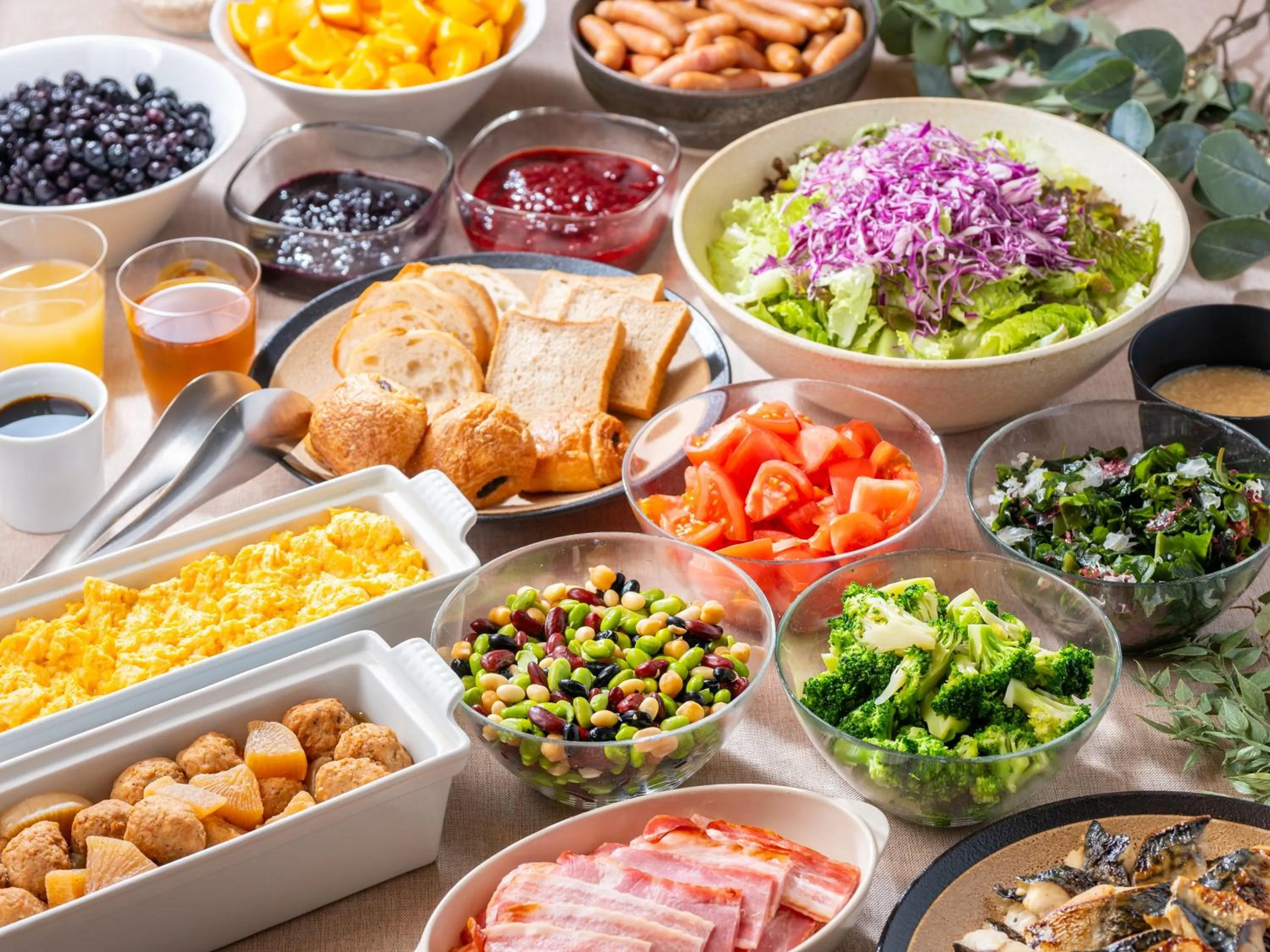 Buffet breakfast in APA Hotel PRIDE Akasaka Kokkaigijidomae