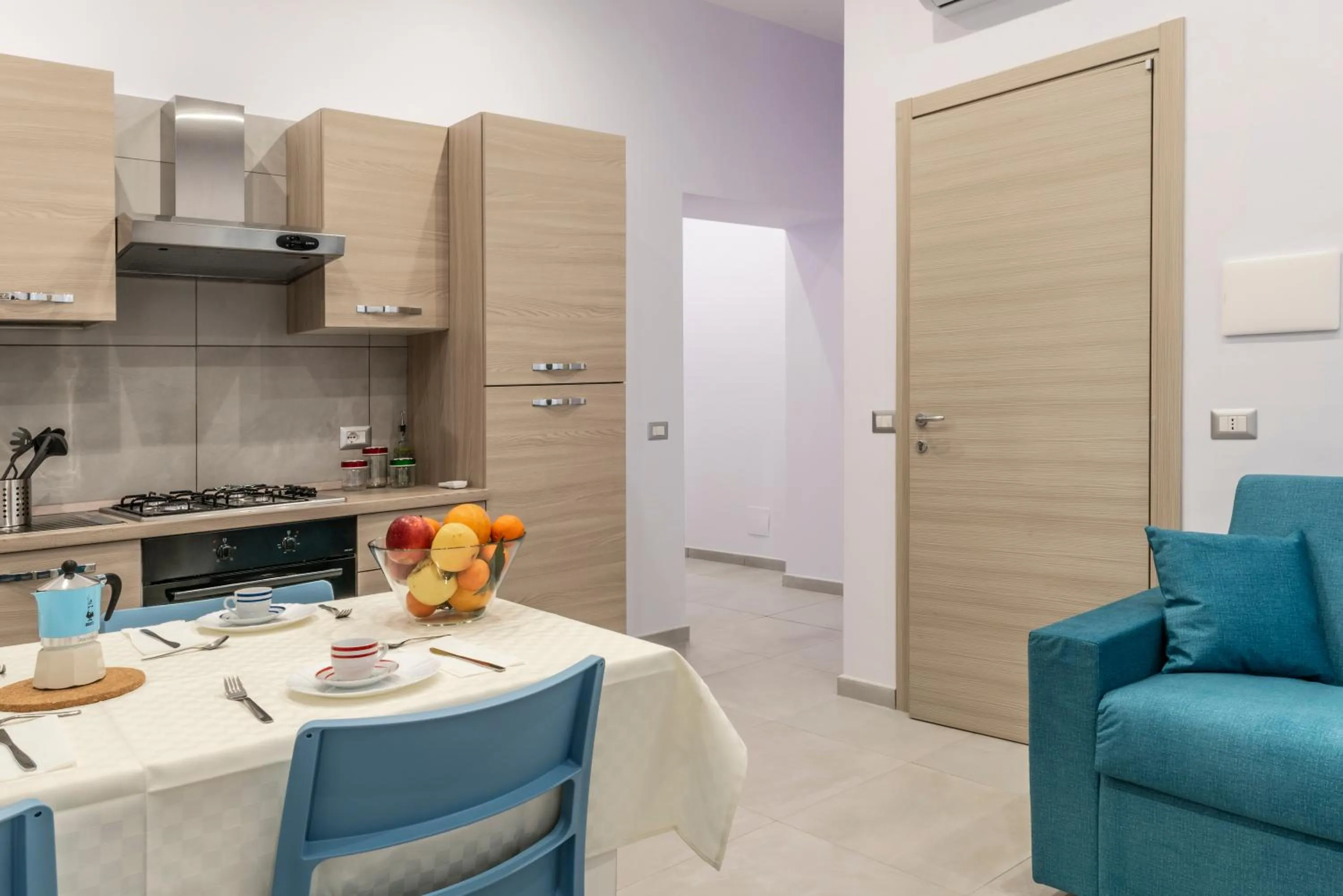 Dining area in La Casina Rossa