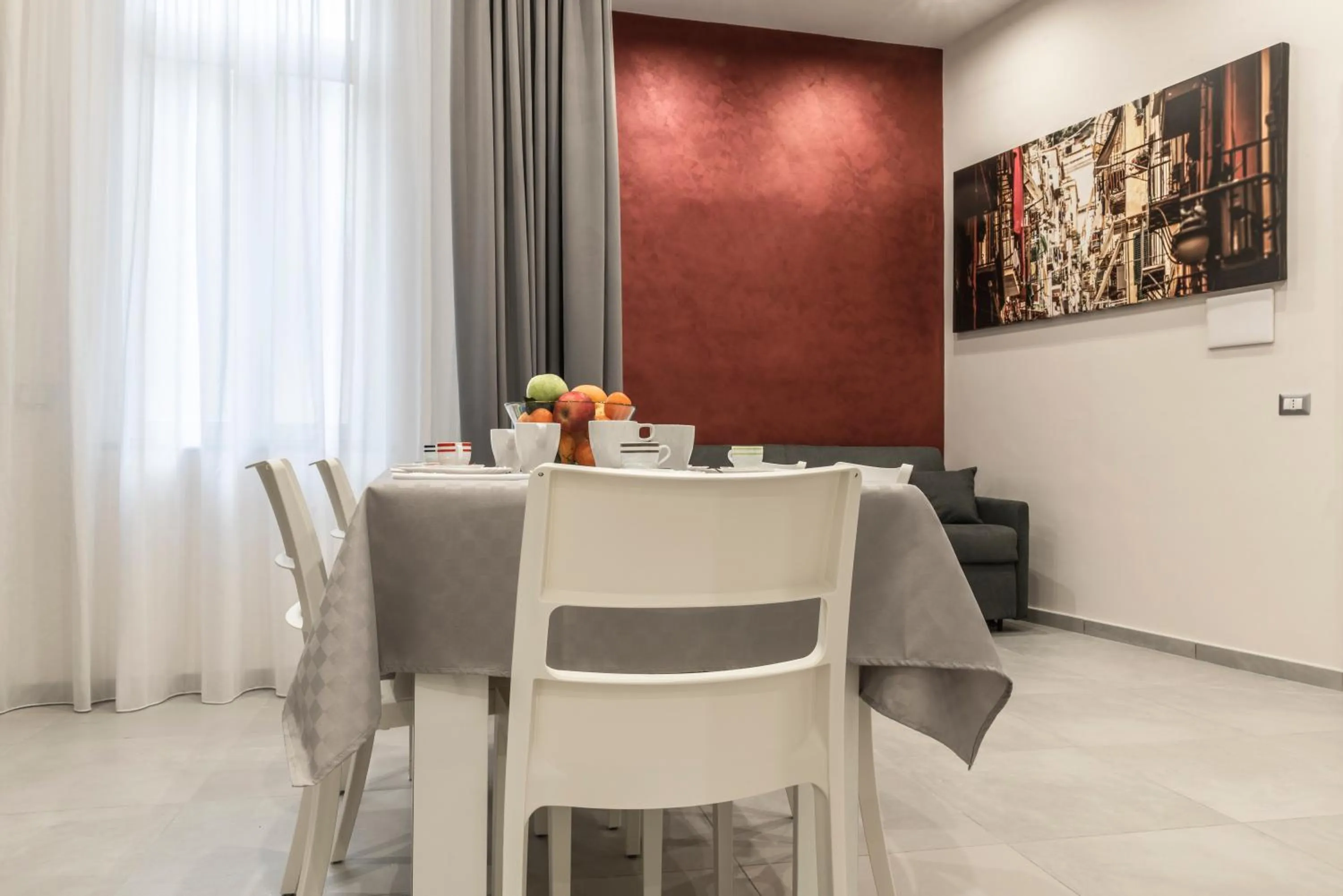 Living room in La Casina Rossa