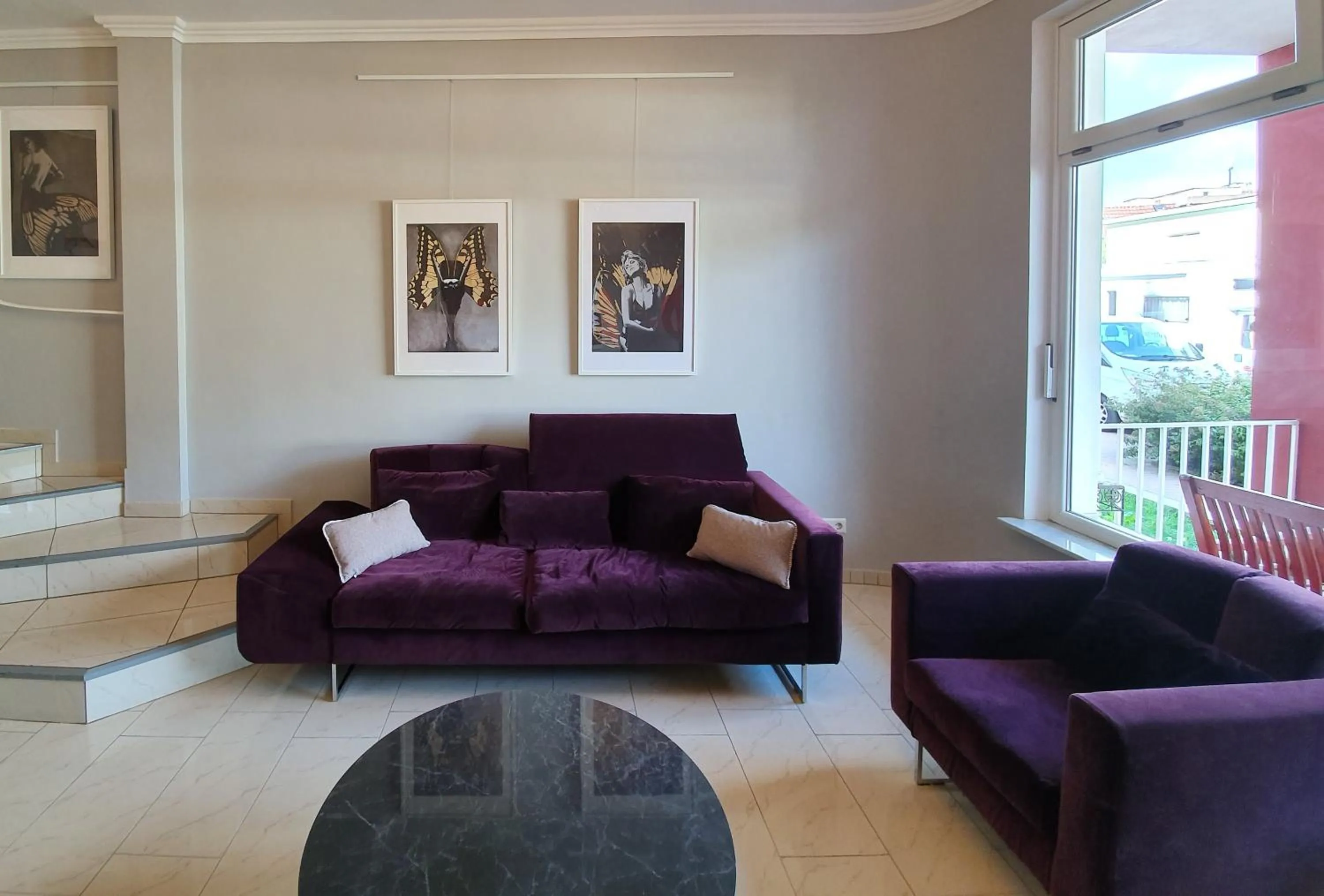 Seating area in Design Apartments Bremen