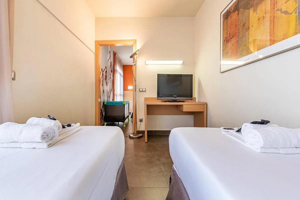 Bed in Hotel Pere III El Gran