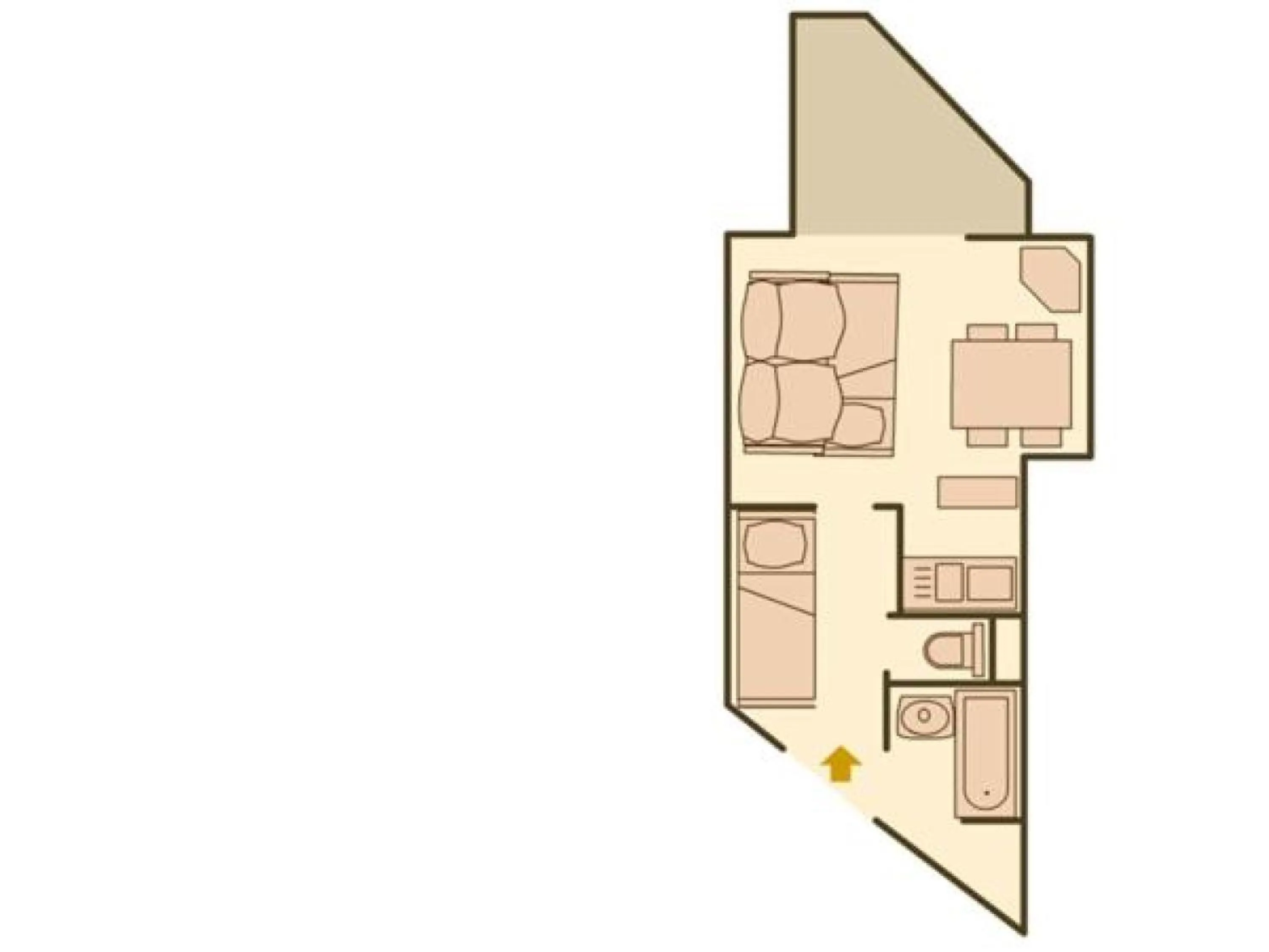Floor plan in Résidence Le Chamois d'Or