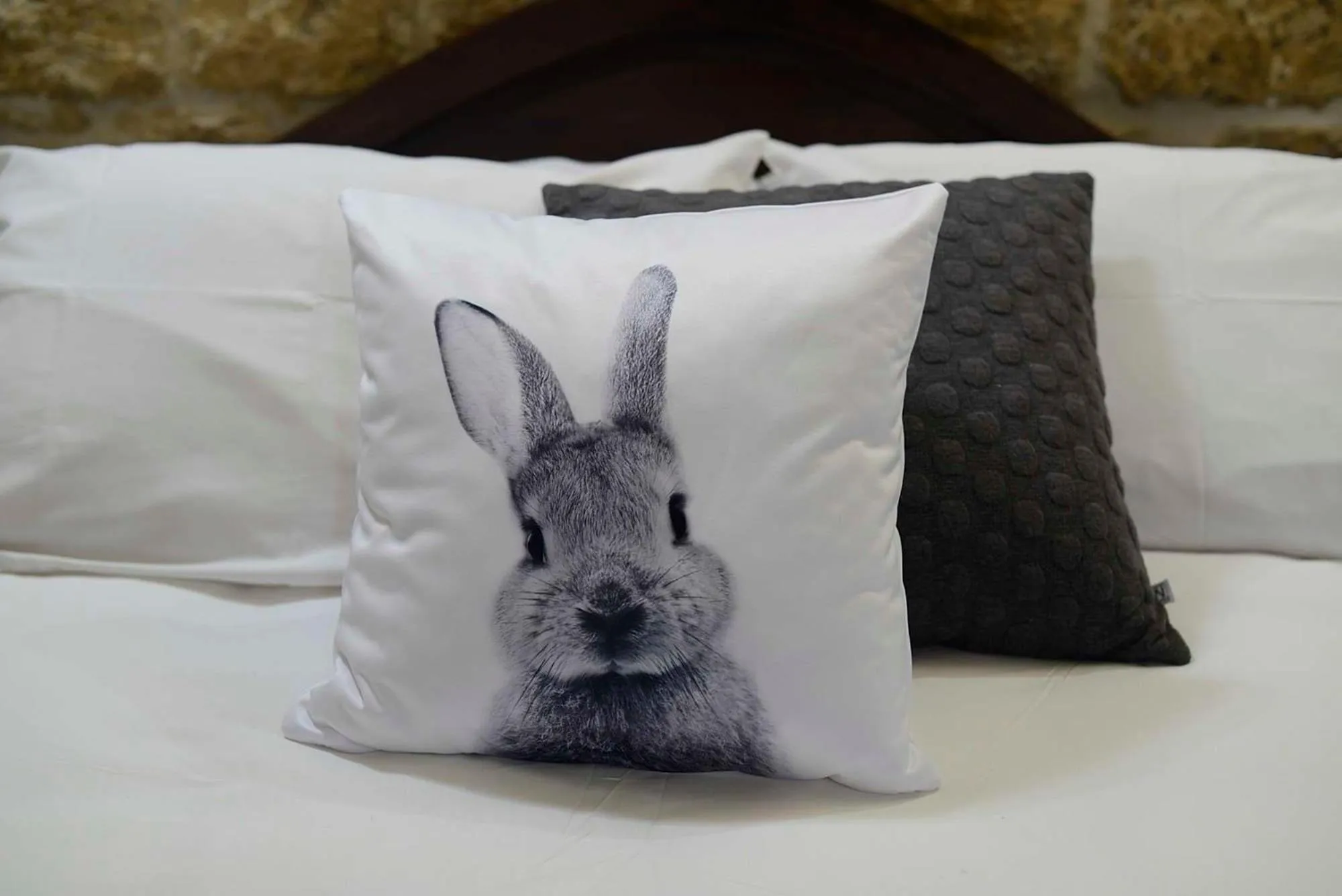 Decorative detail, Bed in The Burrow Guest House
