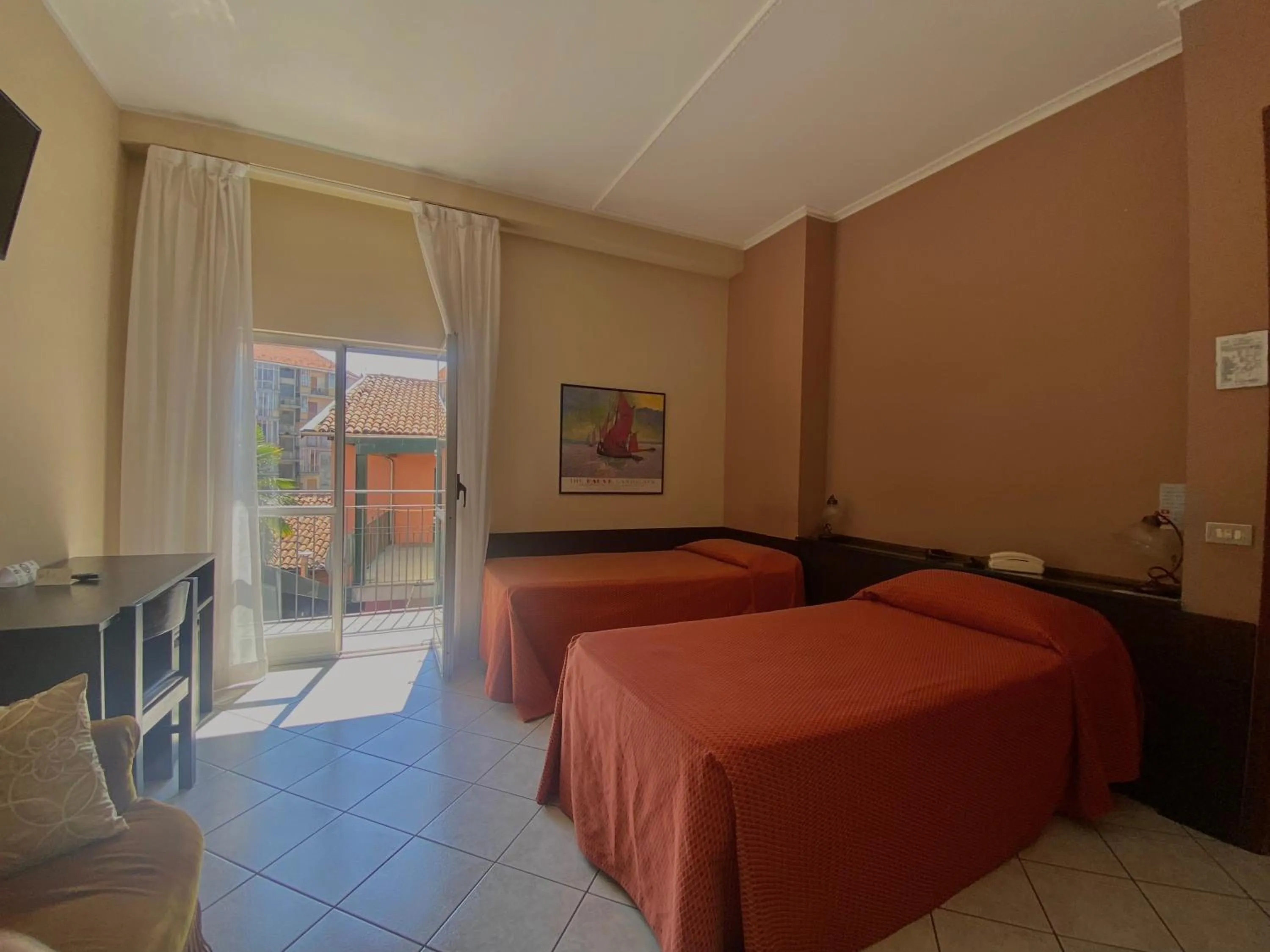 Bed in Hotel Rainero