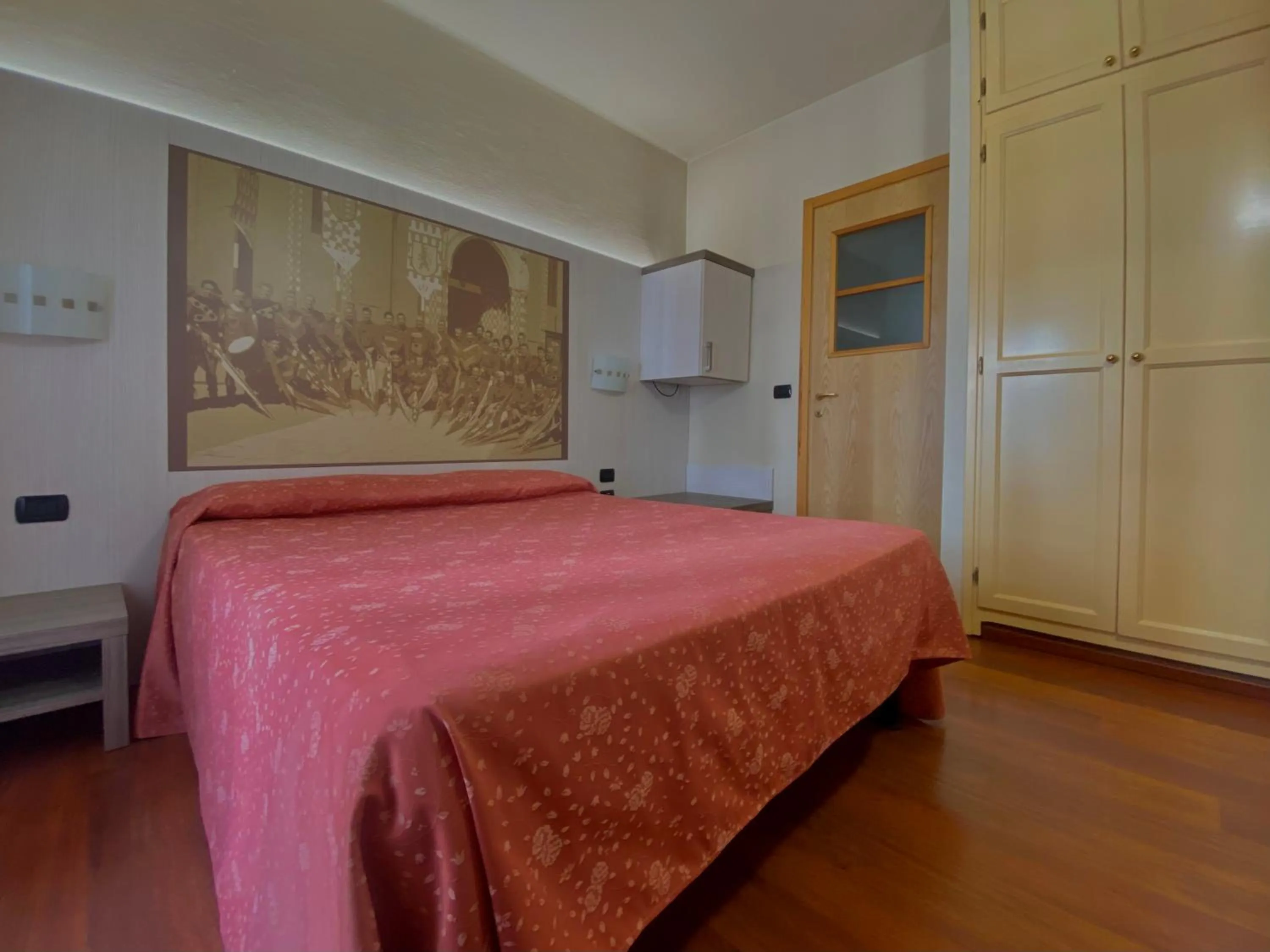 Bed in Hotel Rainero