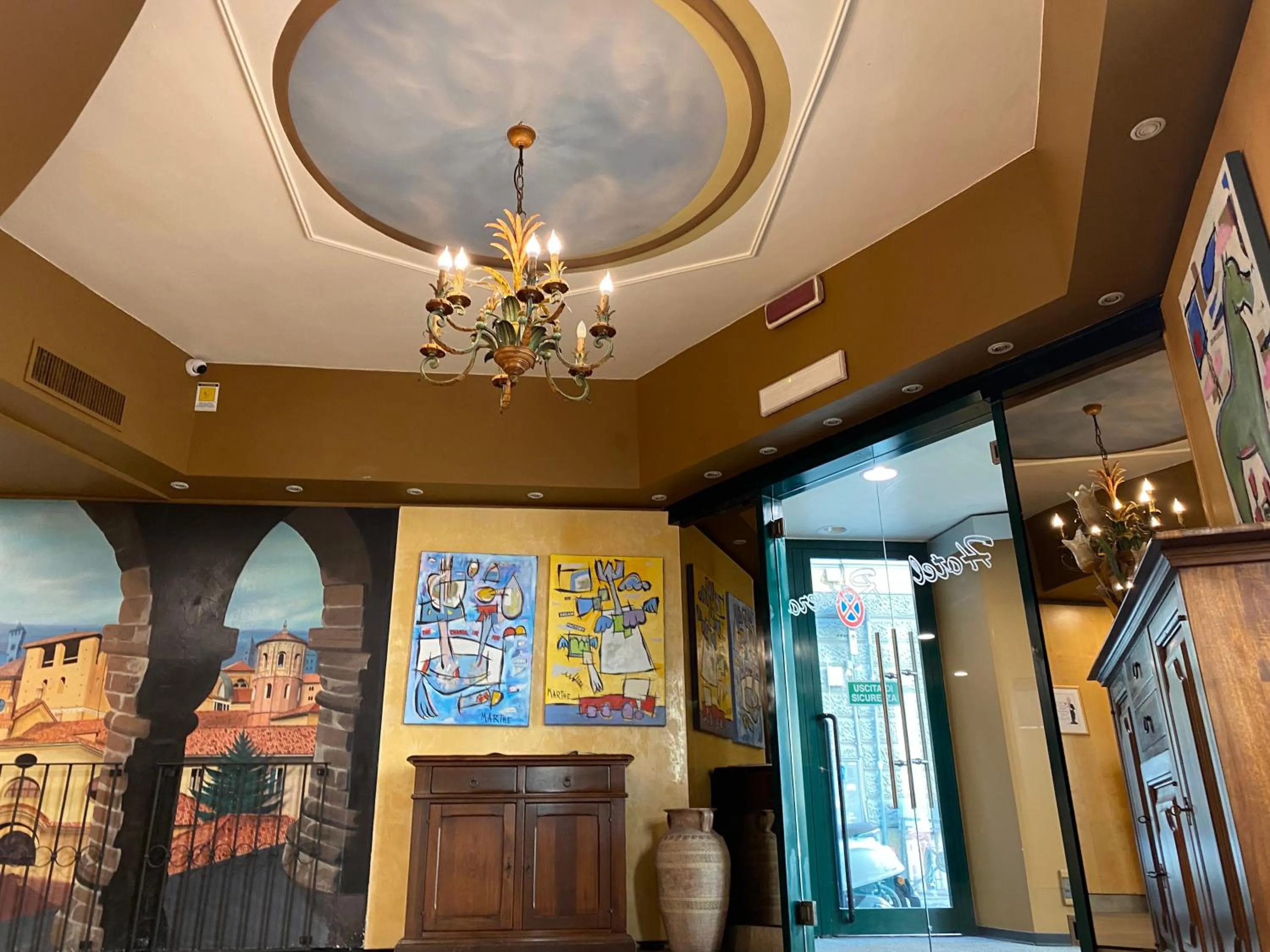 Lobby or reception in Hotel Rainero