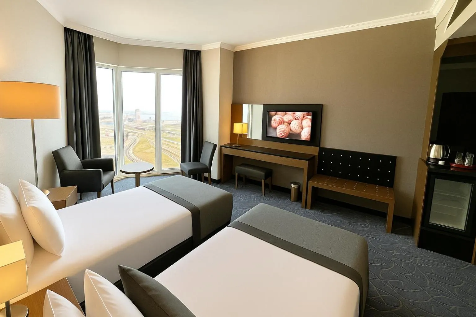 Bedroom, Bed in Ramada by Wyndham Tekirdağ