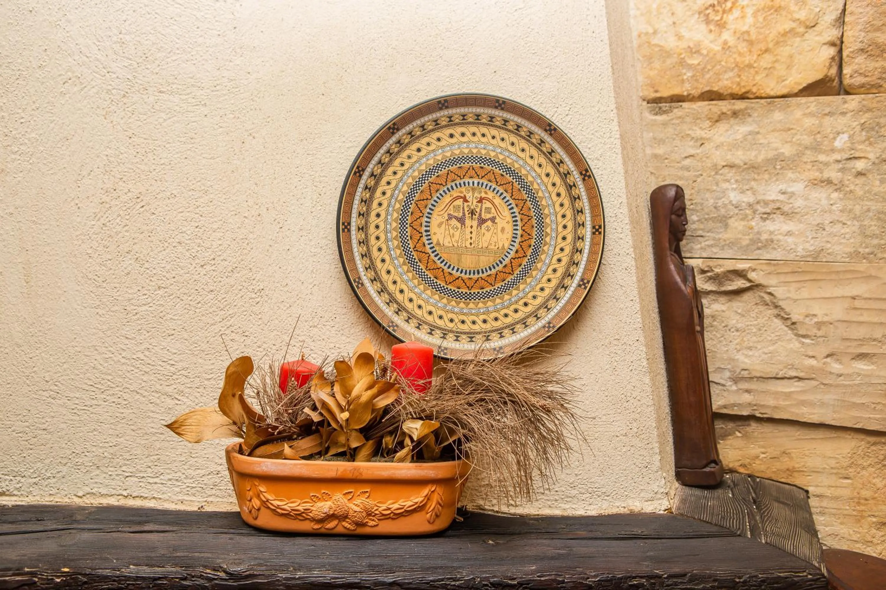 Decorative detail in Ta' Bertu Host Family Bed & Breakfast