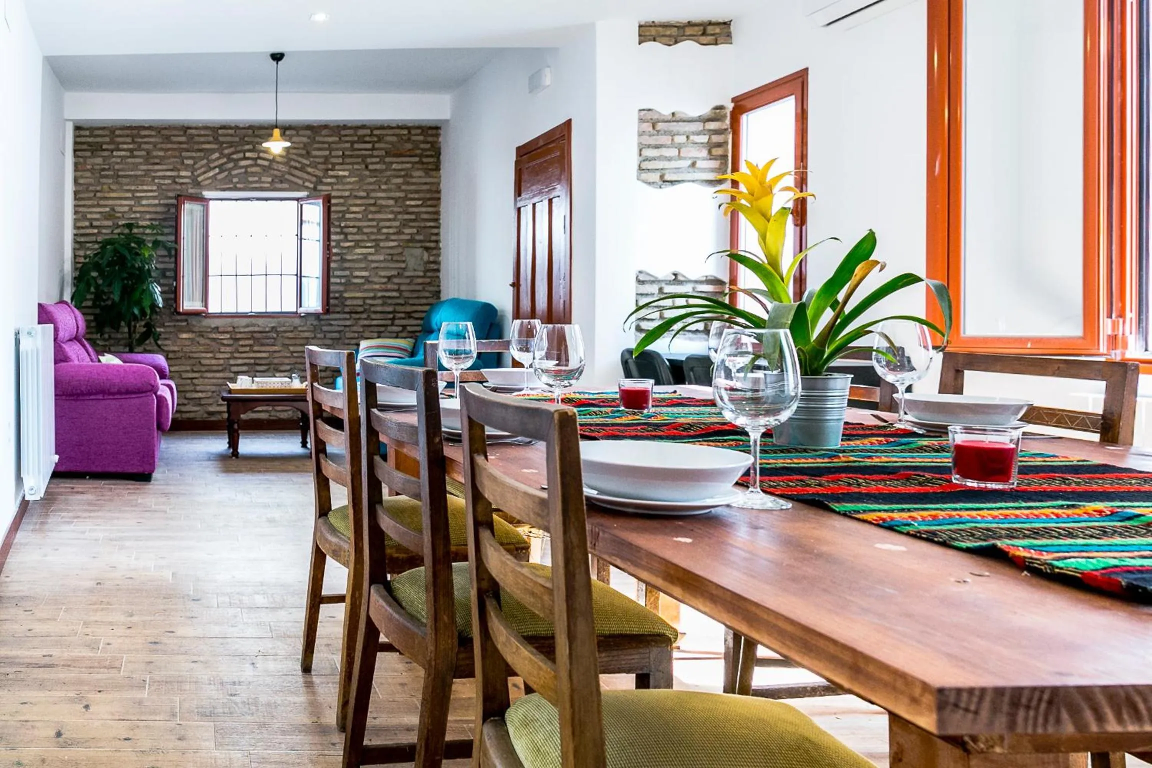 Dining area in Casa Po