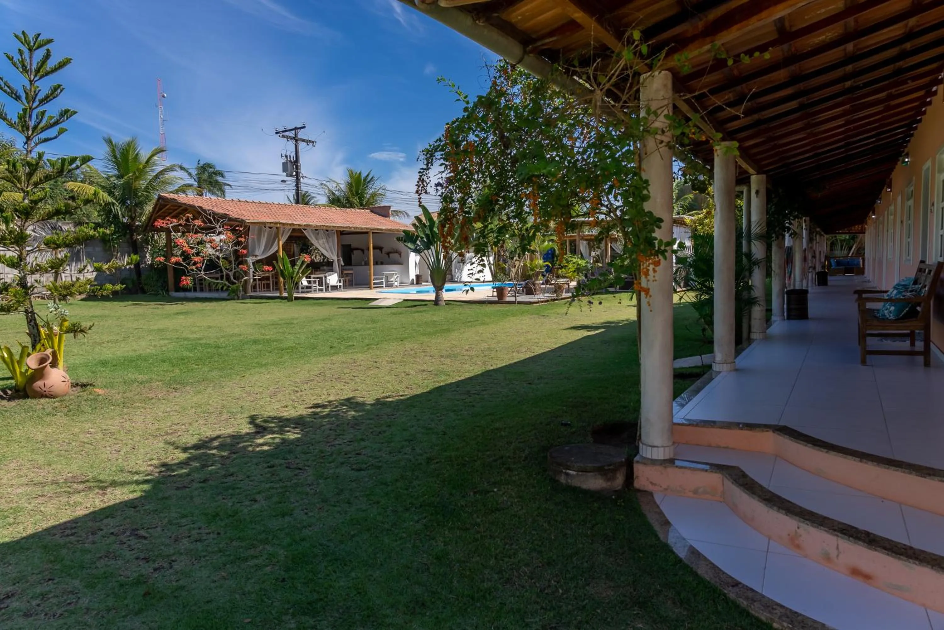 Garden in Pousada Recanto Trancoso