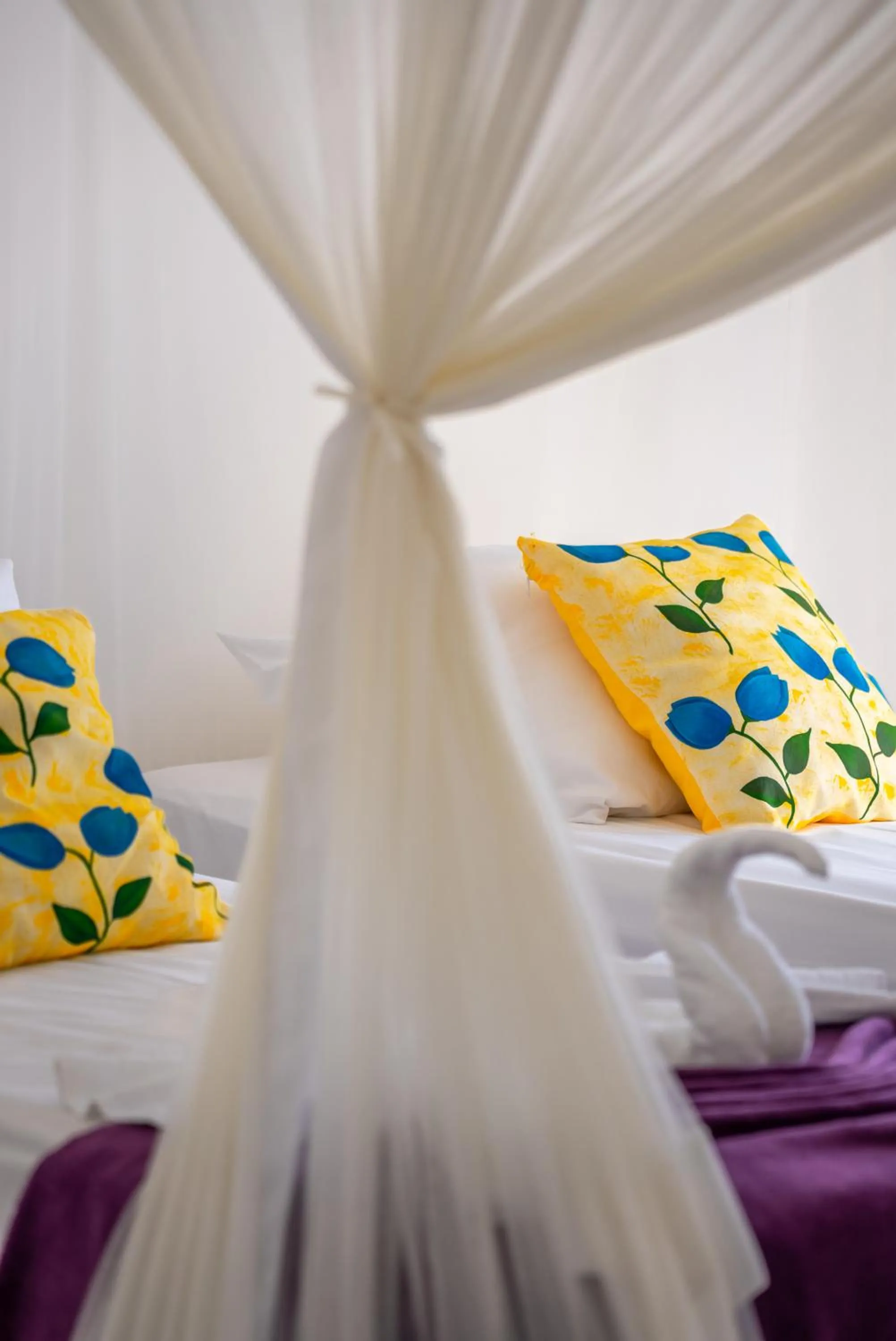 Bed in Pousada Recanto Trancoso