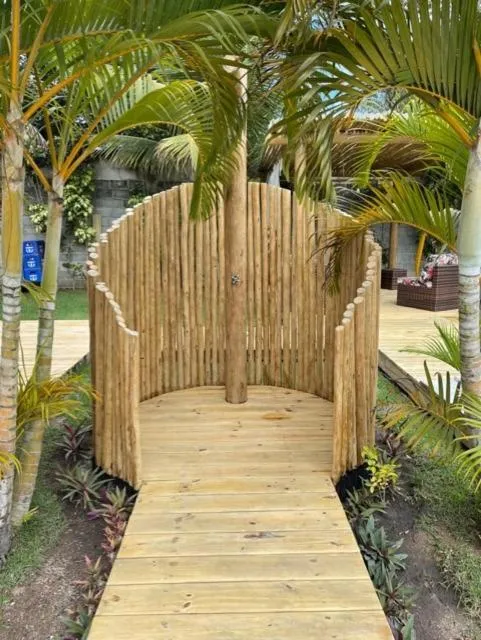 Shower in Pousada Recanto Trancoso