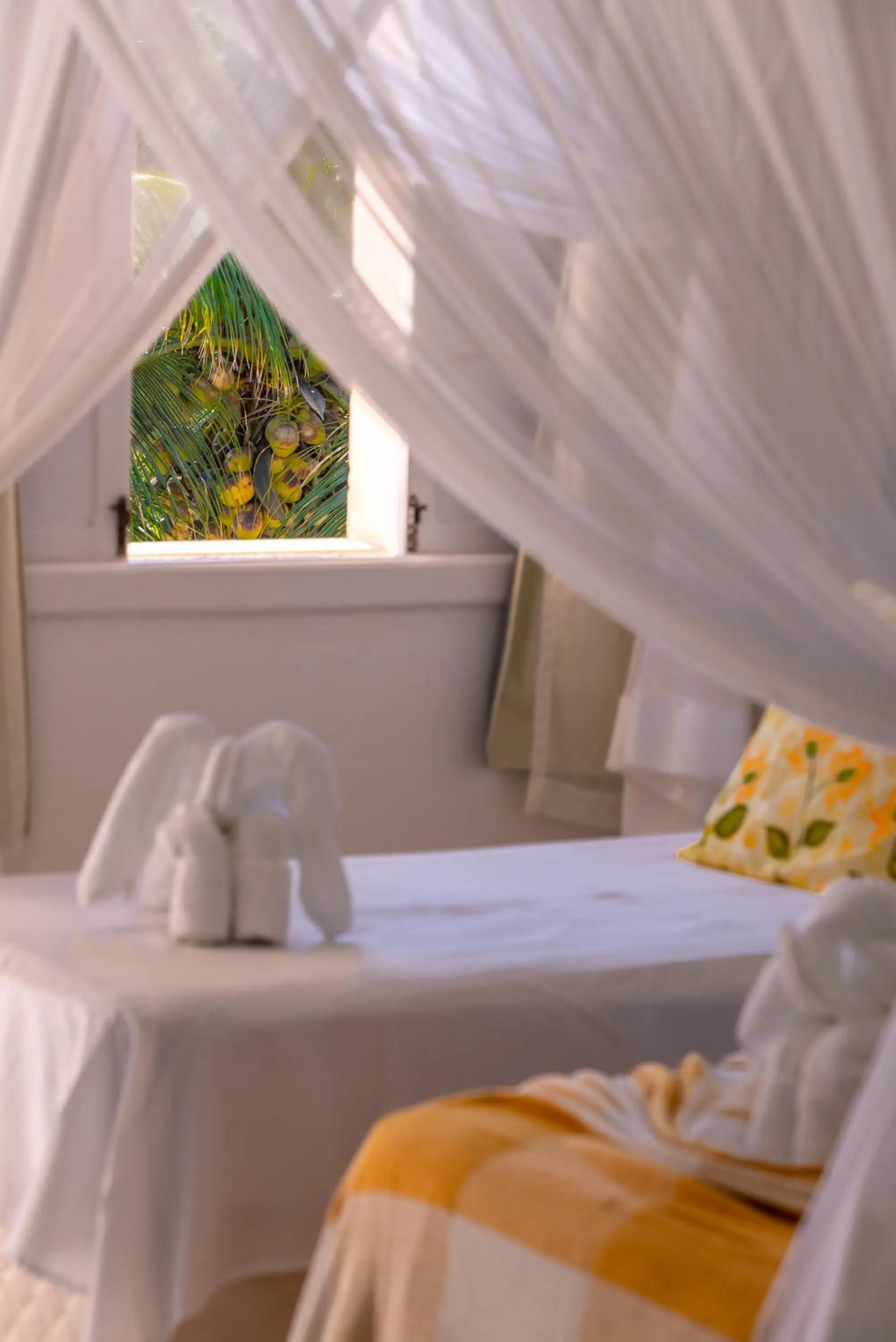 Bed in Pousada Recanto Trancoso