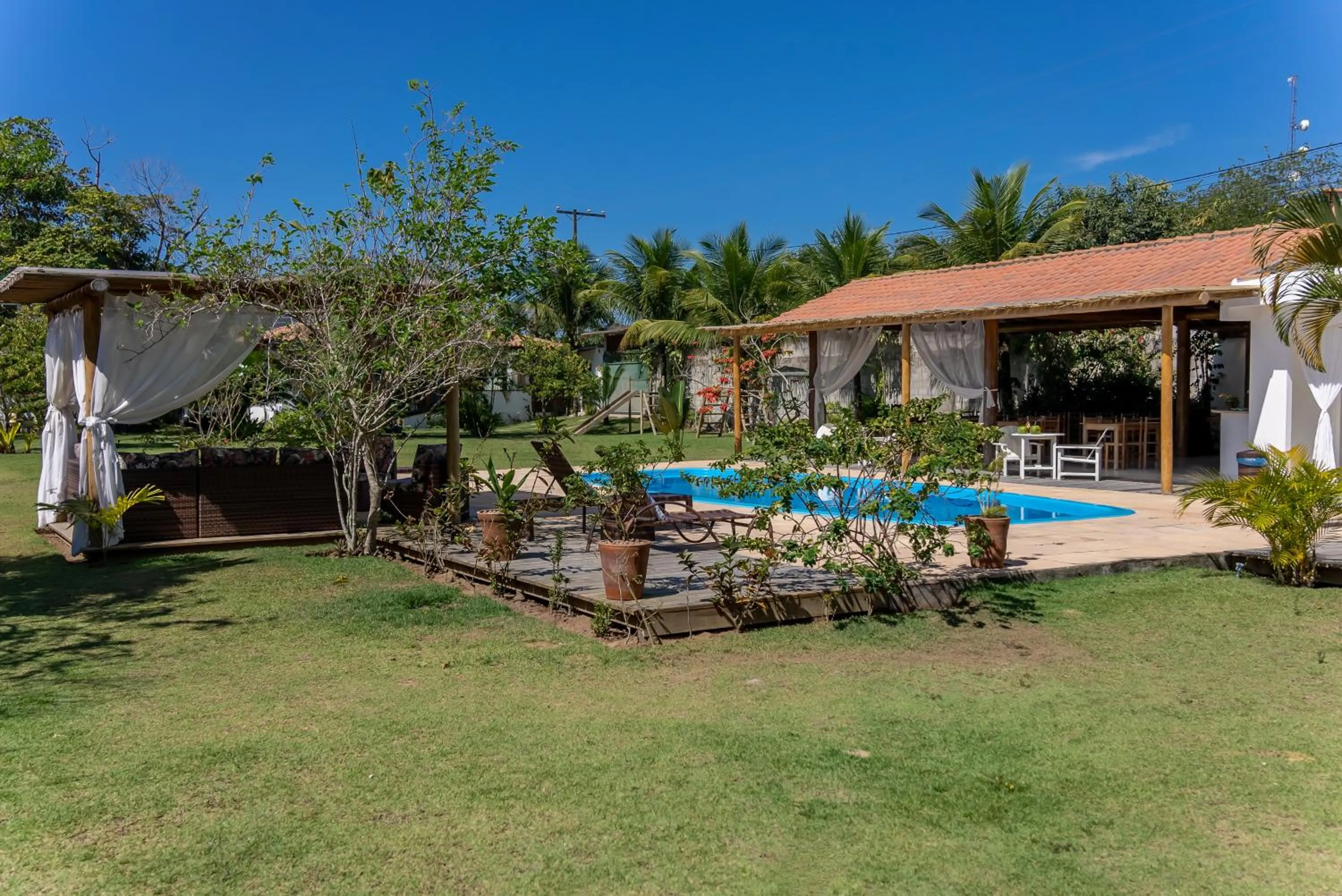 Garden in Pousada Recanto Trancoso