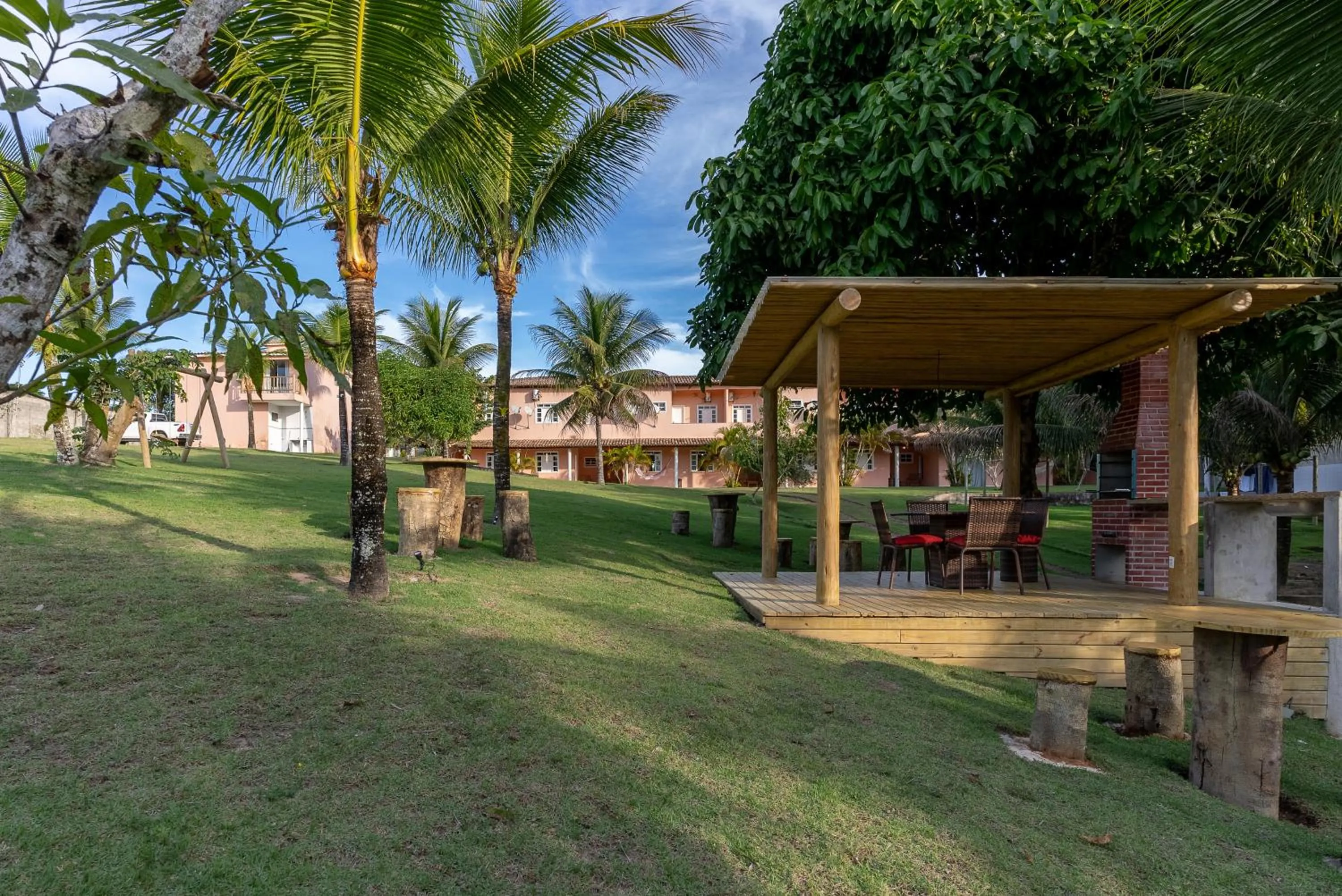 BBQ facilities in Pousada Recanto Trancoso