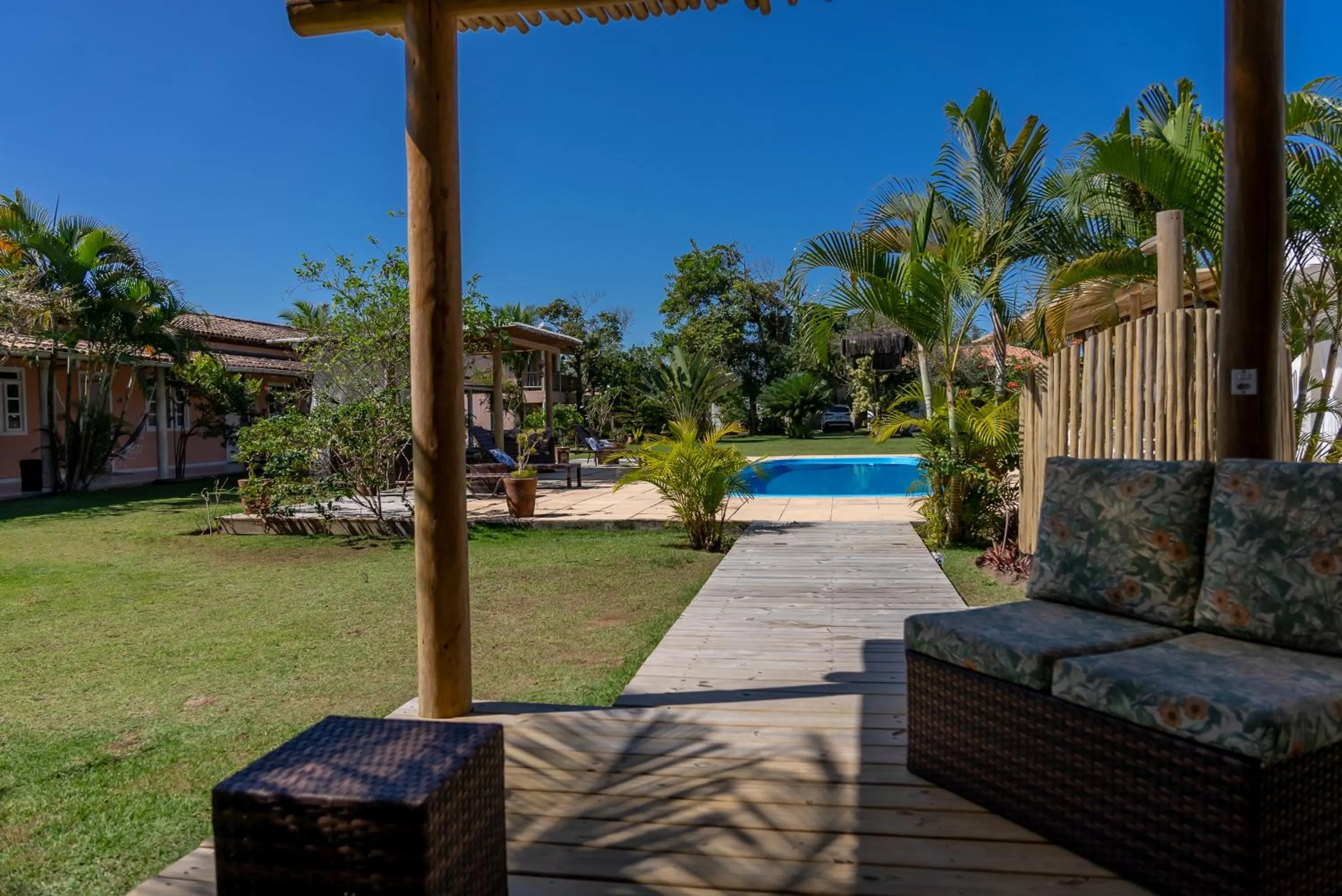 Garden in Pousada Recanto Trancoso