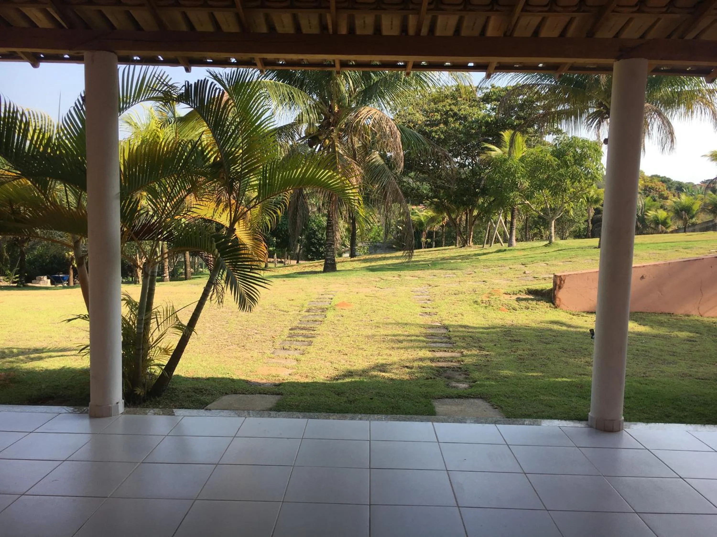Garden view in Pousada Recanto Trancoso