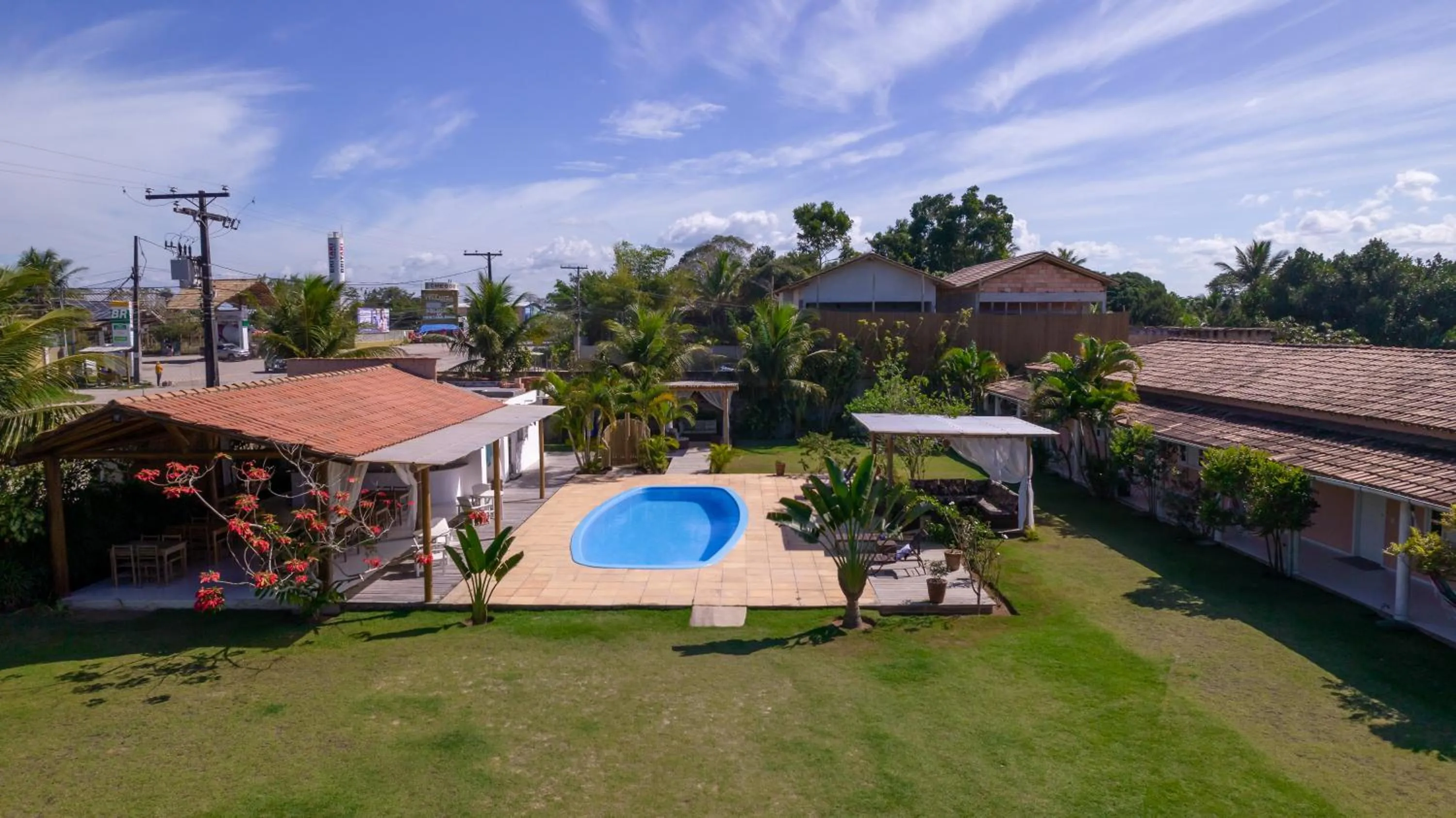 Garden view in Pousada Recanto Trancoso