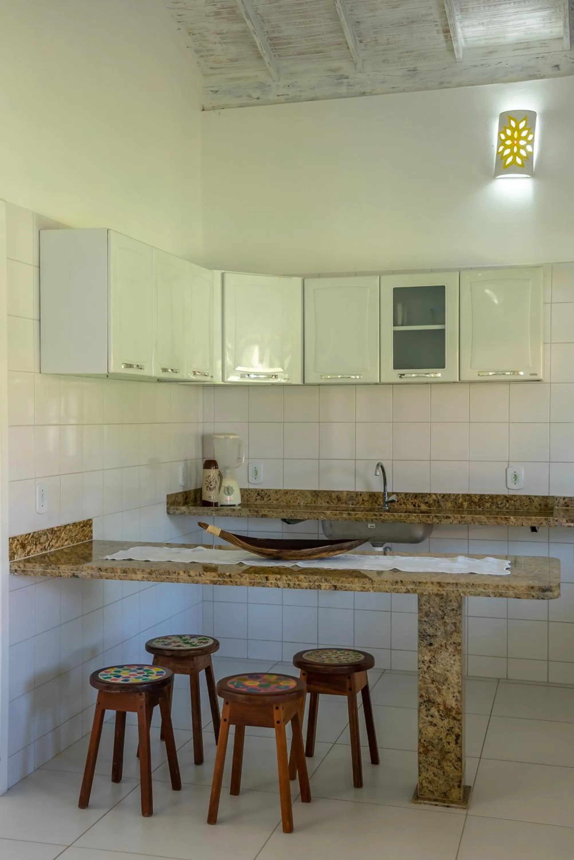 Kitchen or kitchenette in Pousada Recanto Trancoso