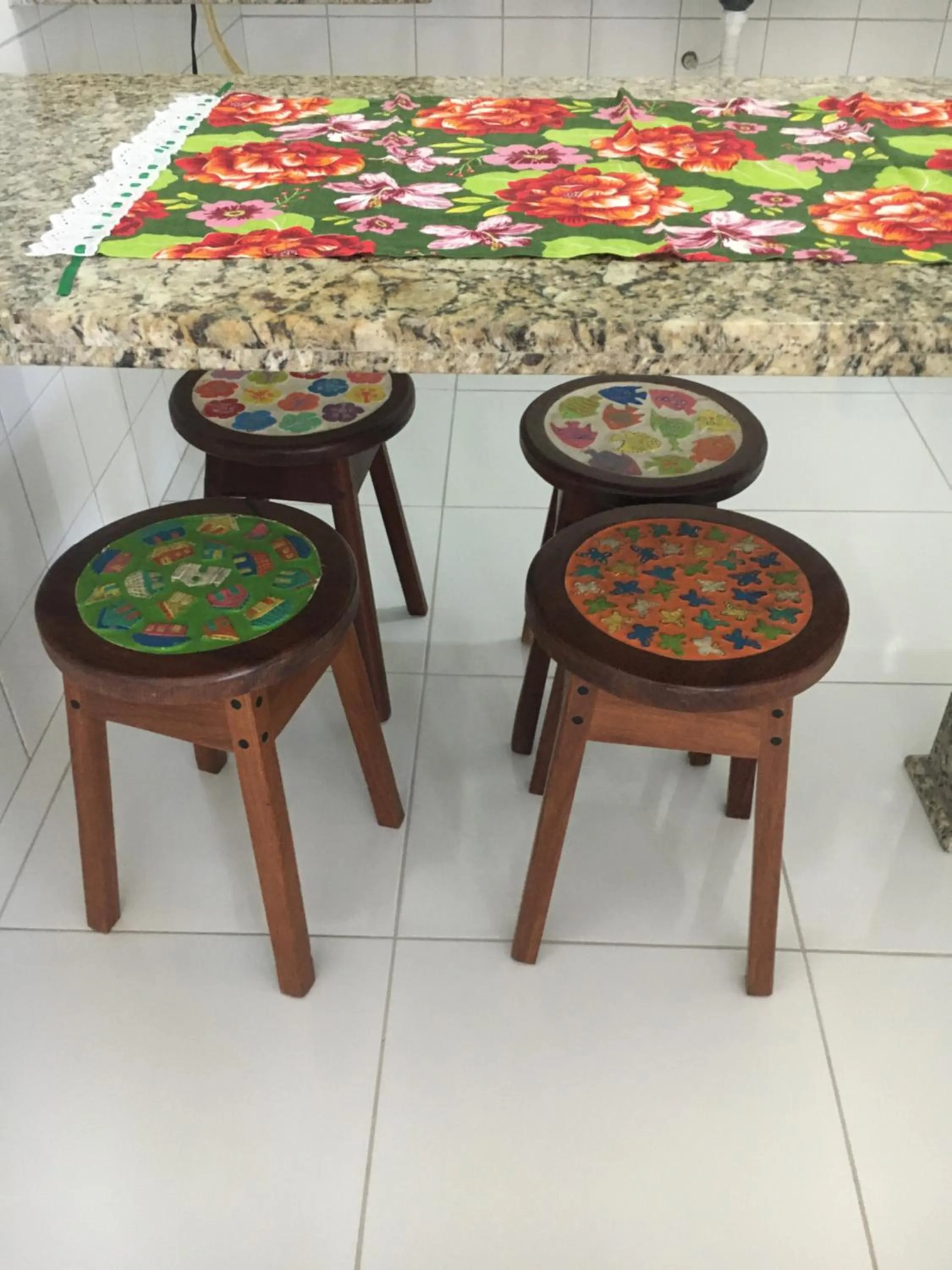 Decorative detail in Pousada Recanto Trancoso