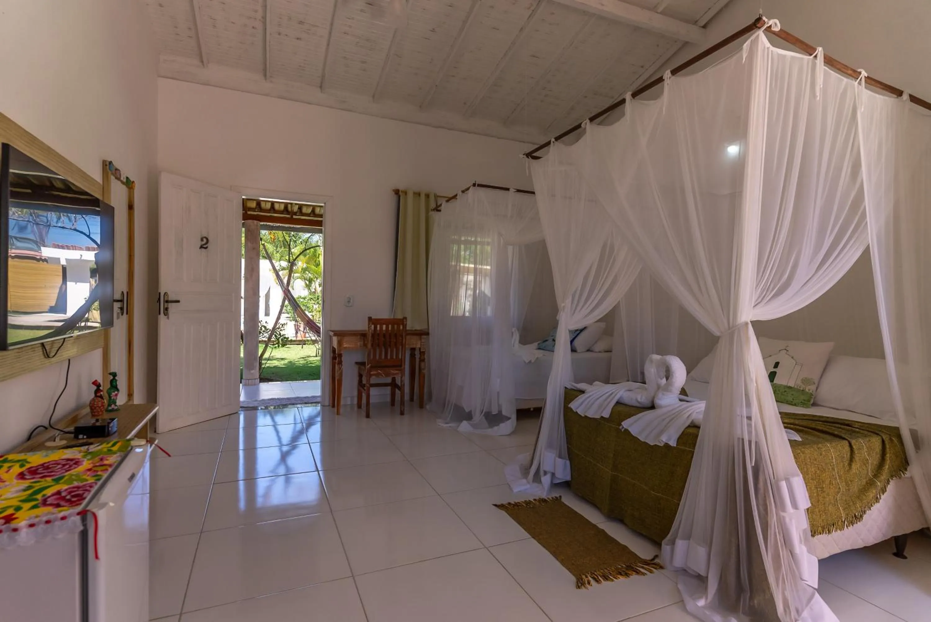 Photo of the whole room, Bed in Pousada Recanto Trancoso