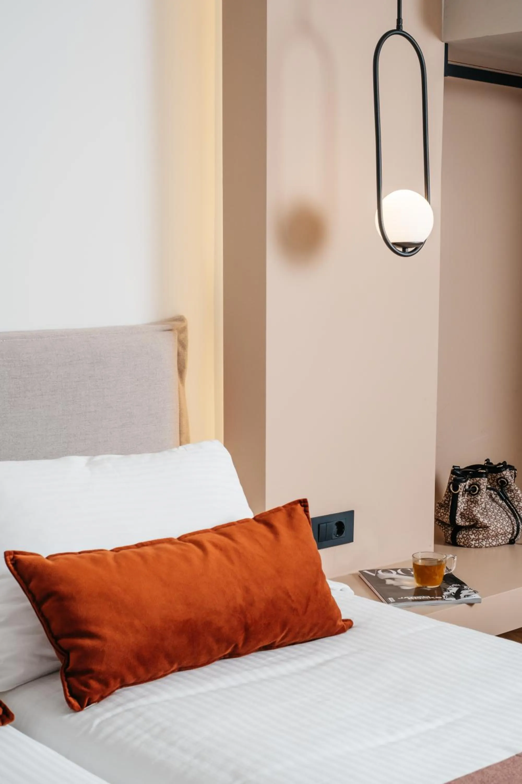 Decorative detail, Bed in The City Hotel & Suites