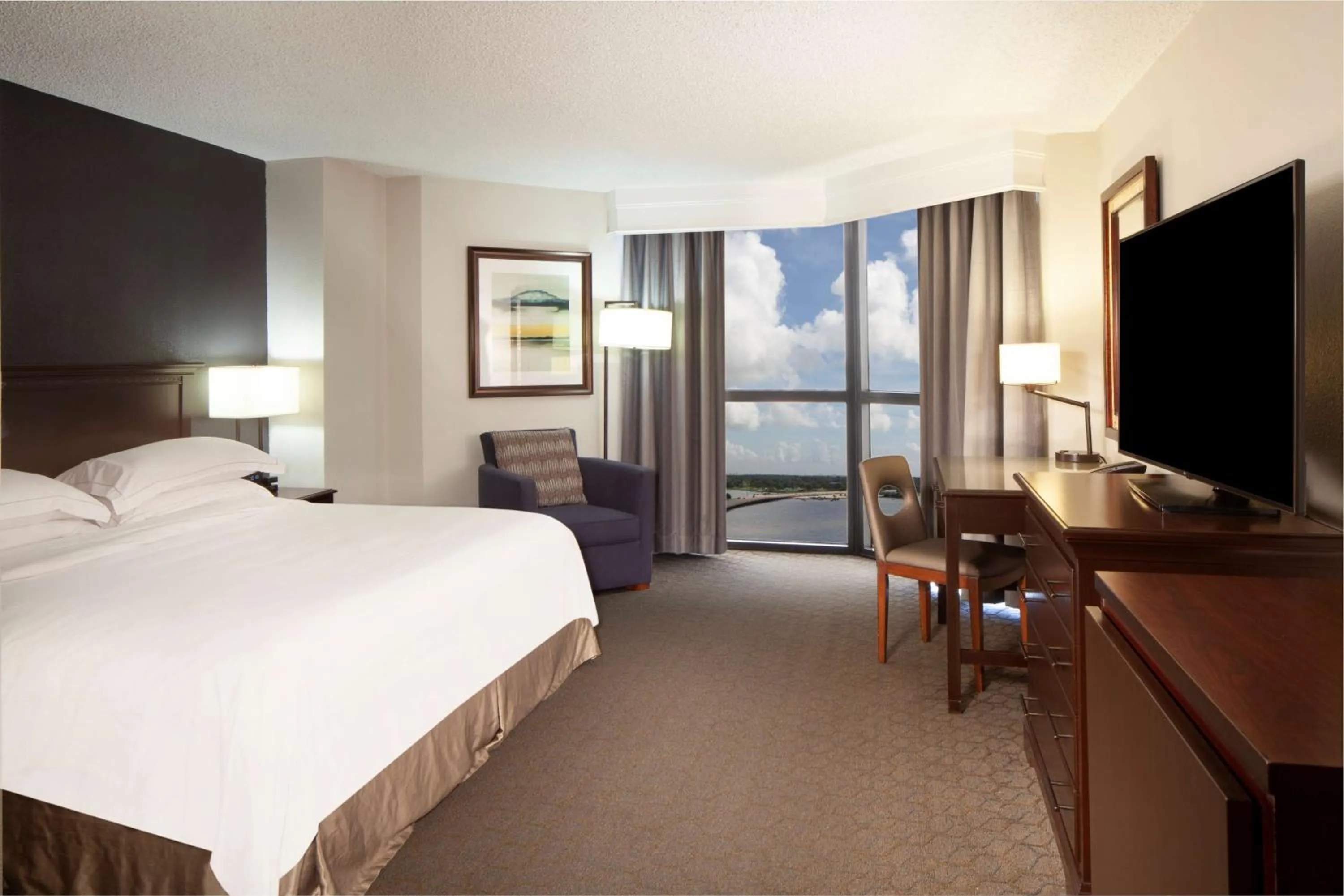 Bedroom, Bed in Hilton Houston NASA Clear Lake