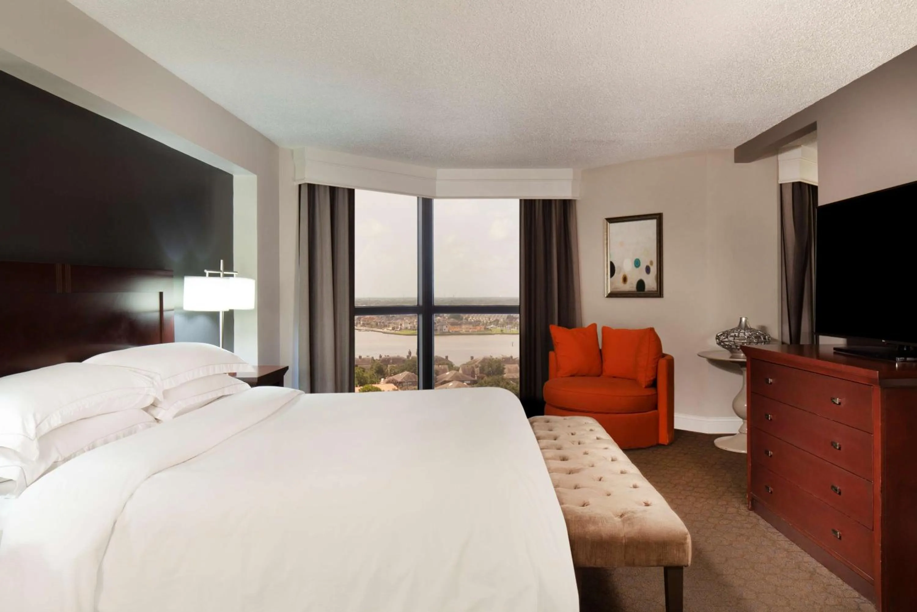 Bed in Hilton Houston NASA Clear Lake