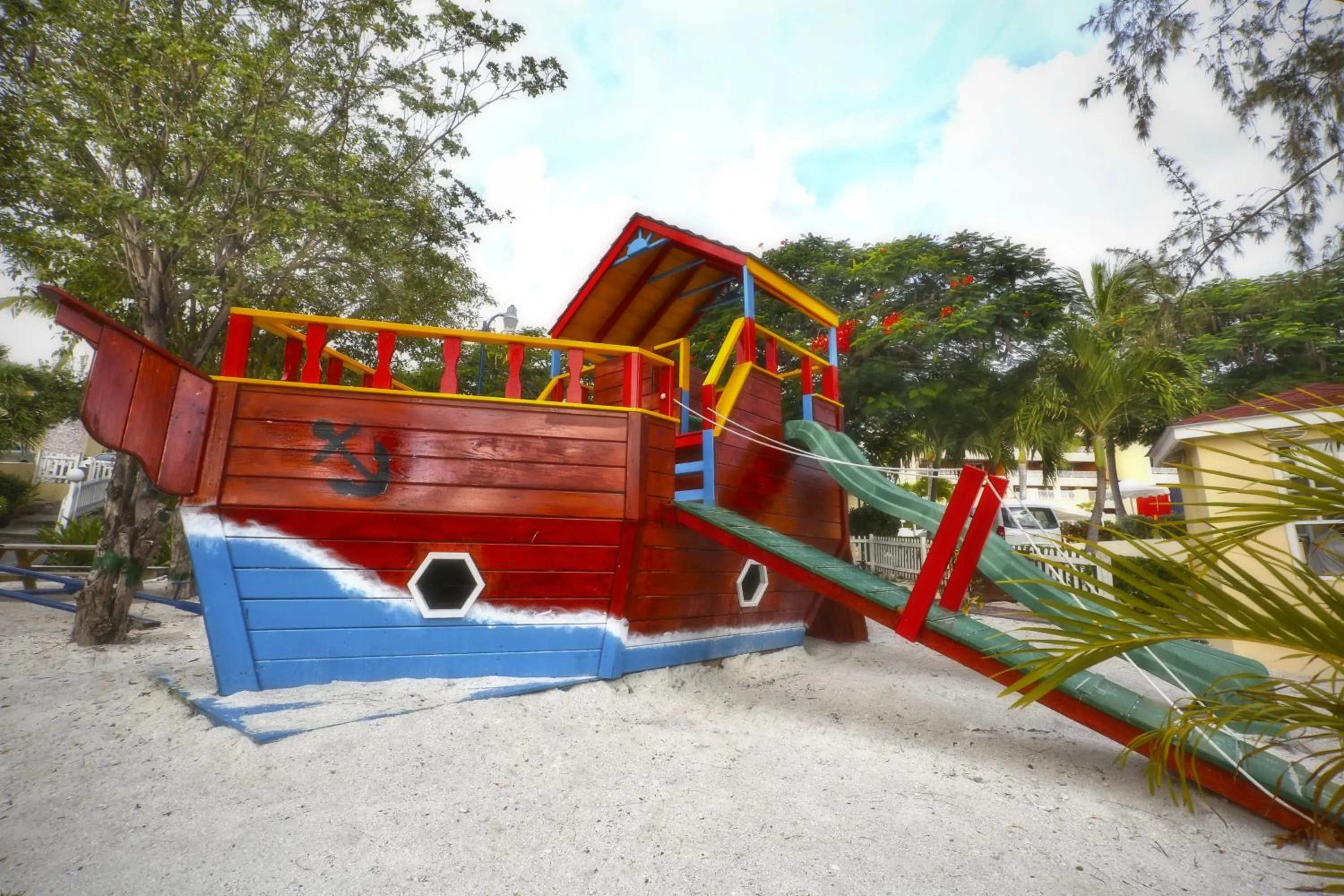 Children play ground in The Villas at Simpson Bay Resort