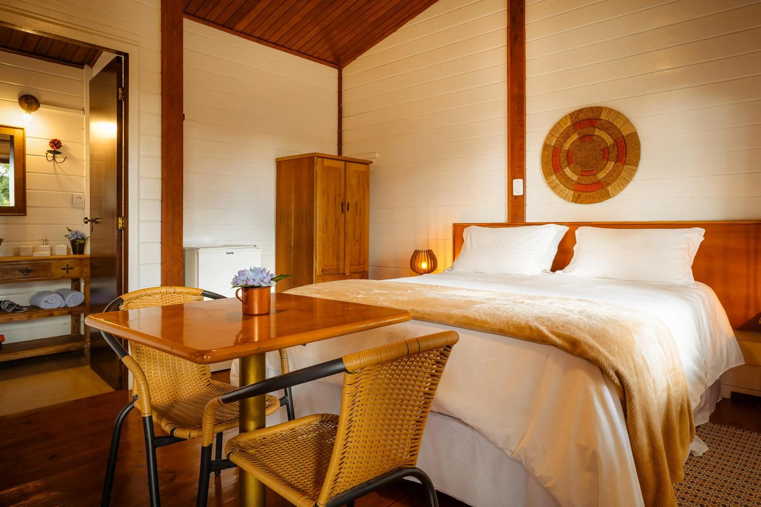 Bed in VELINN Hotel Fazenda Fonte das Hortênsias