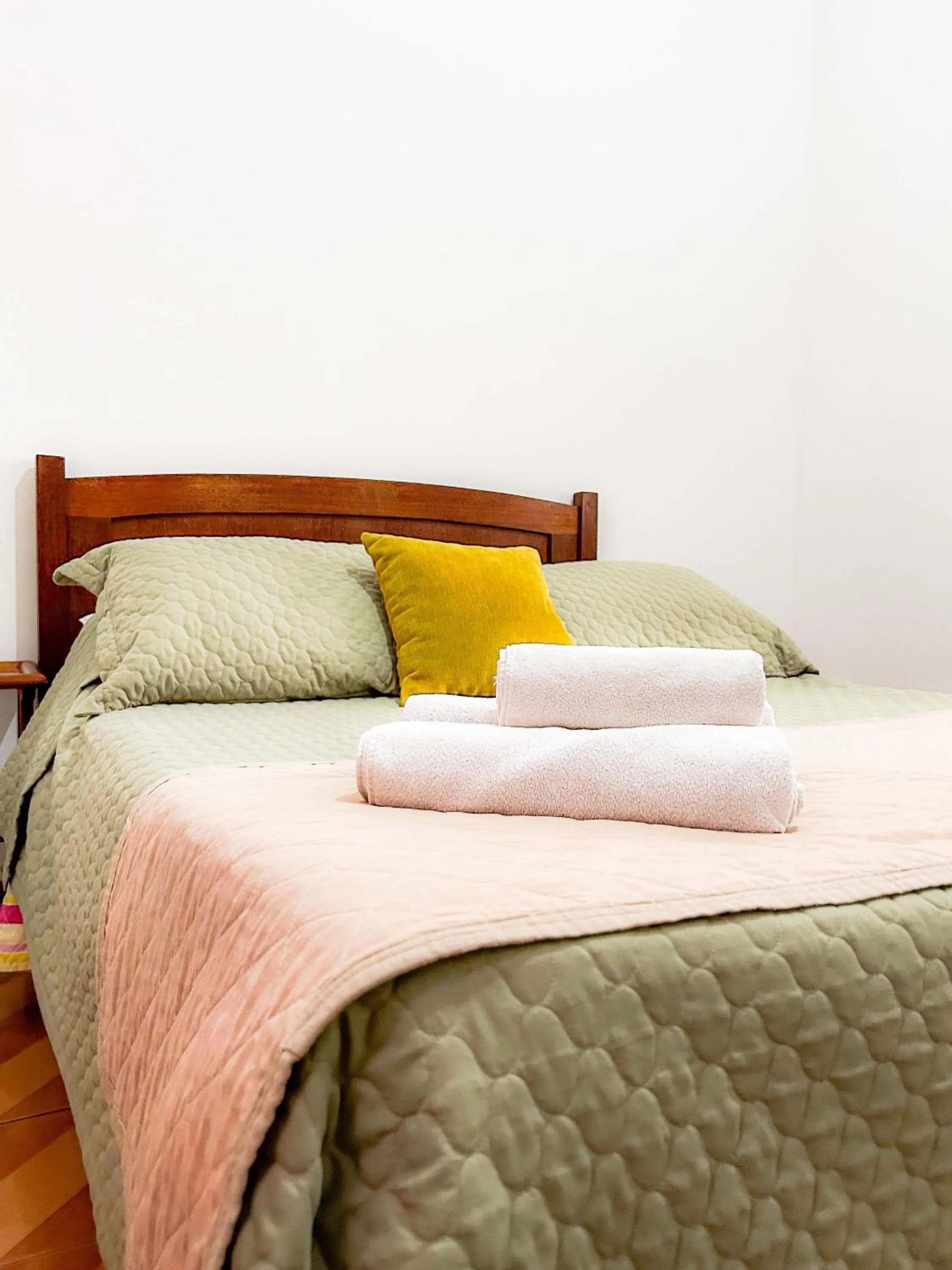 Bed in Pousada dos Sinos