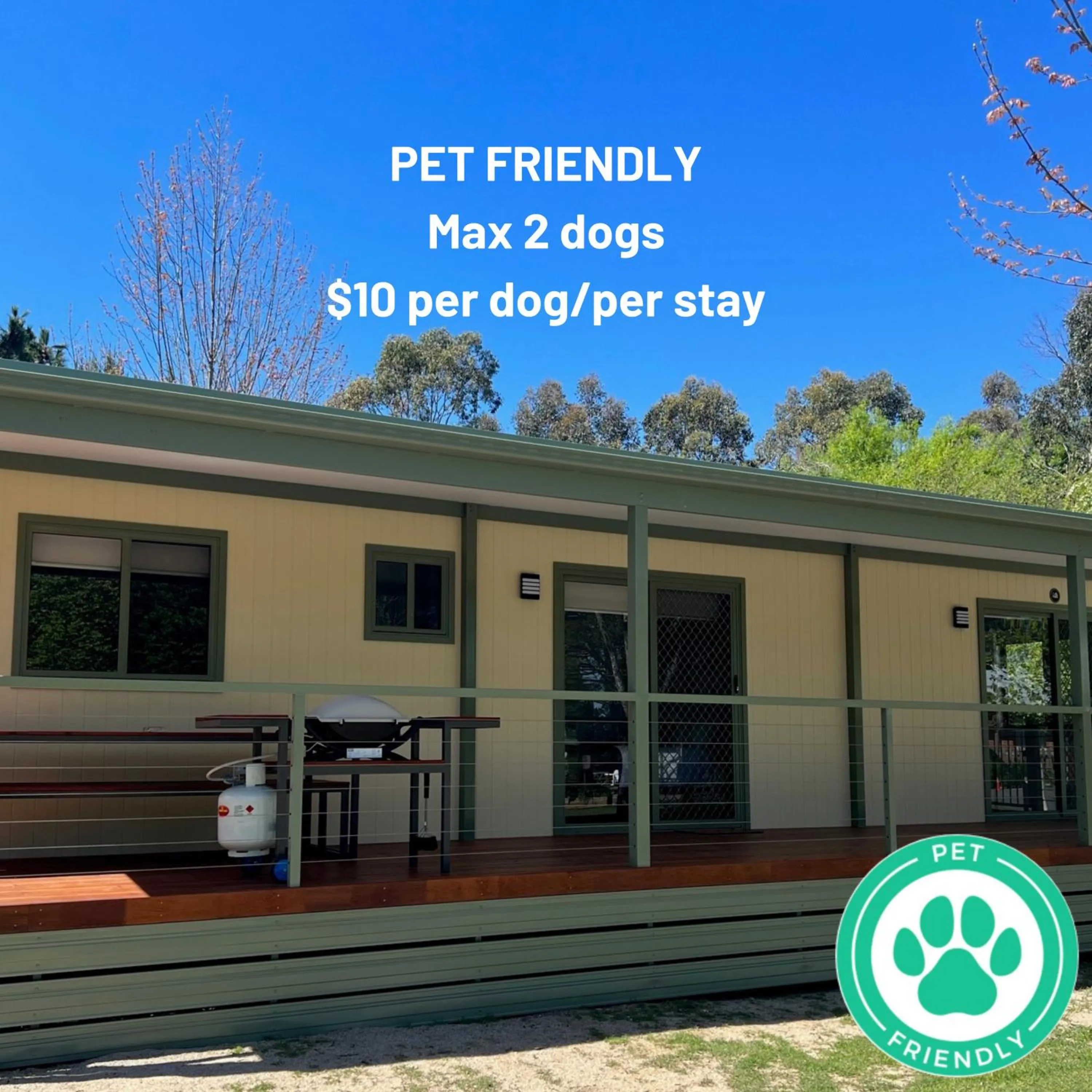 Property building in Beechworth Lake Sambell Caravan Park