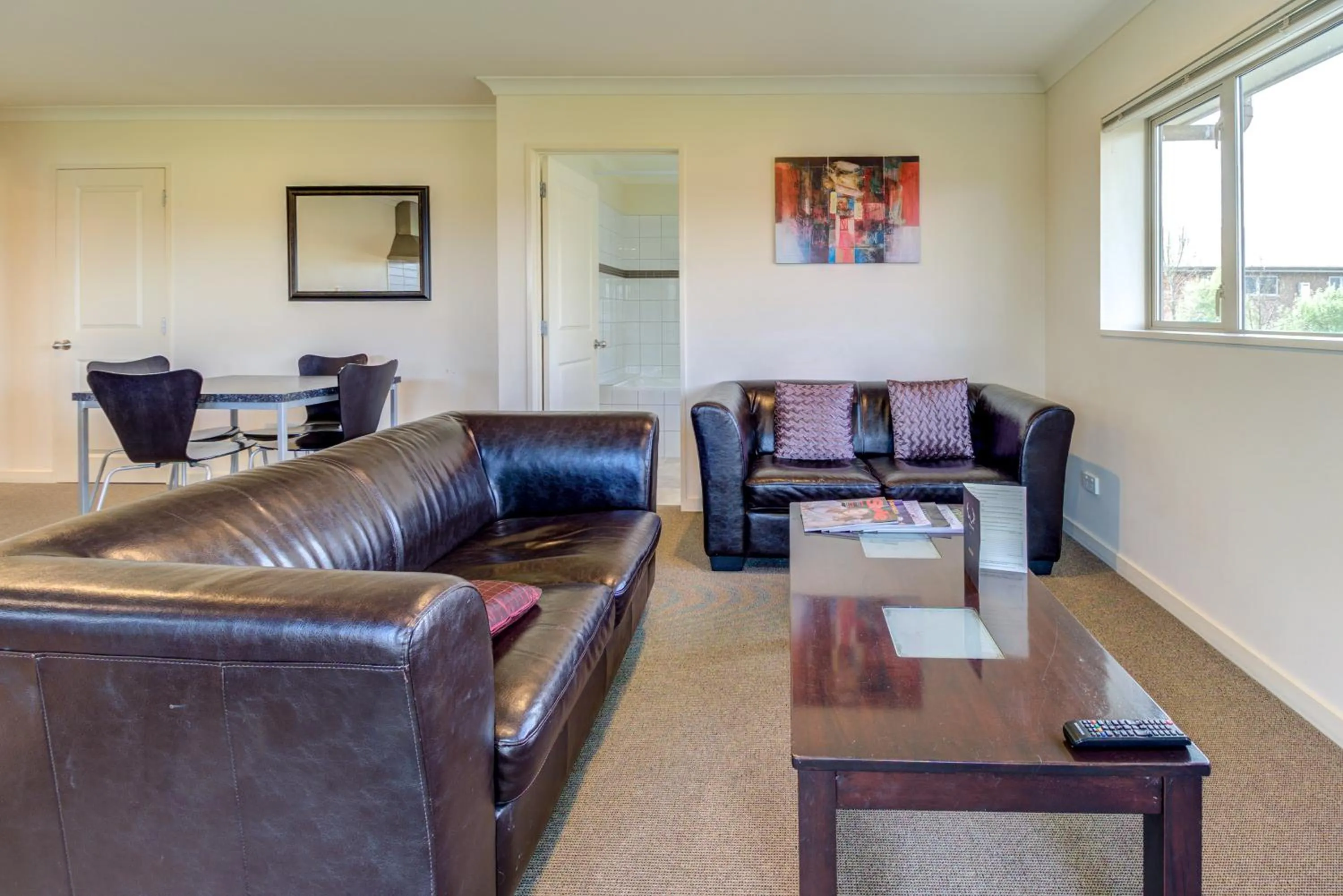Seating area in Hanmer Springs Retreat
