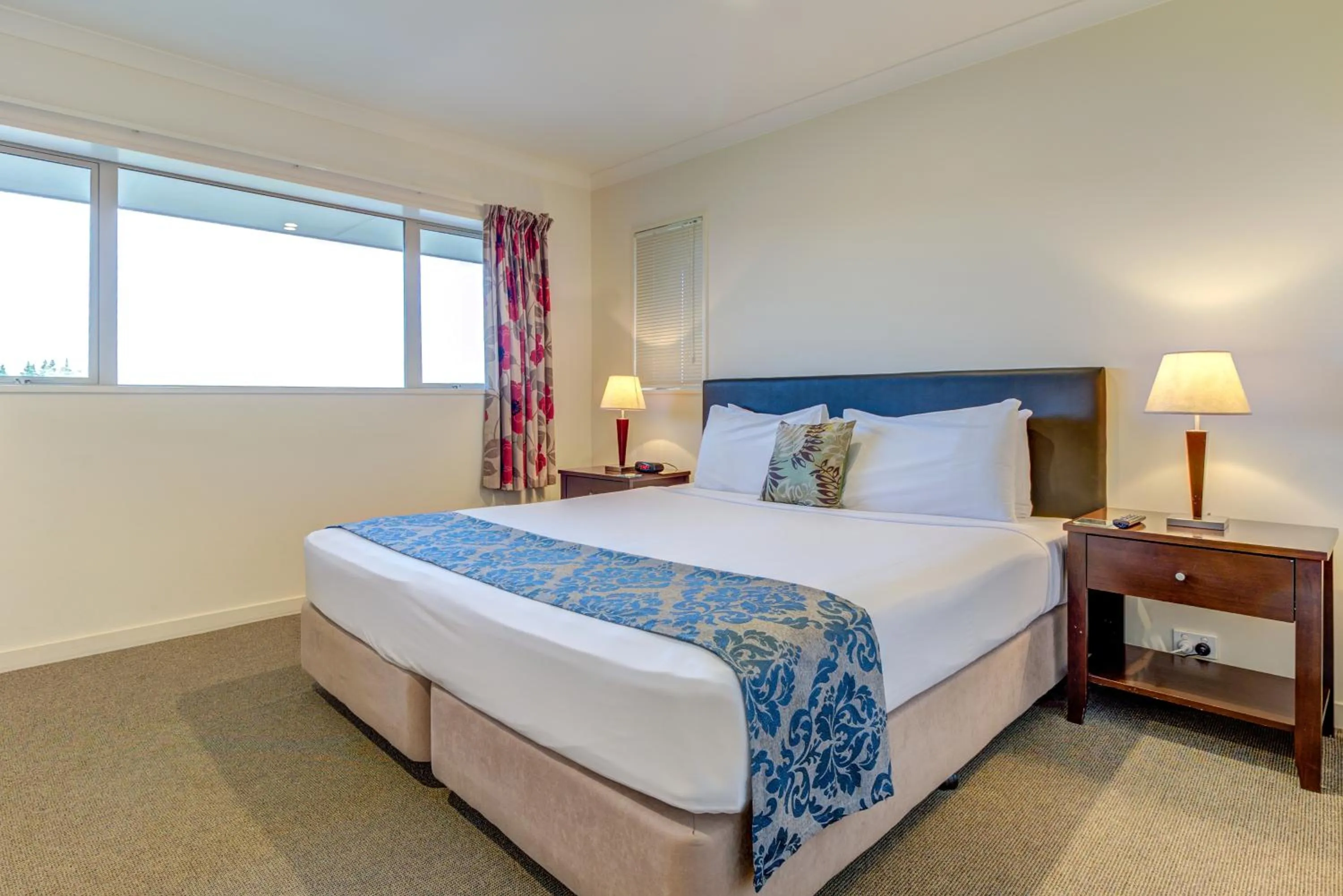 Bed in Hanmer Springs Retreat