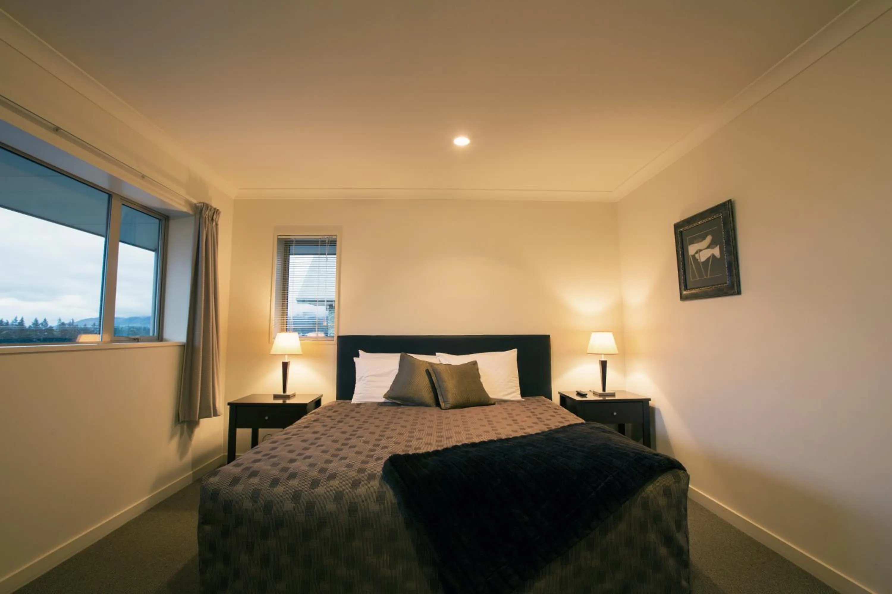 Bed in Hanmer Springs Retreat