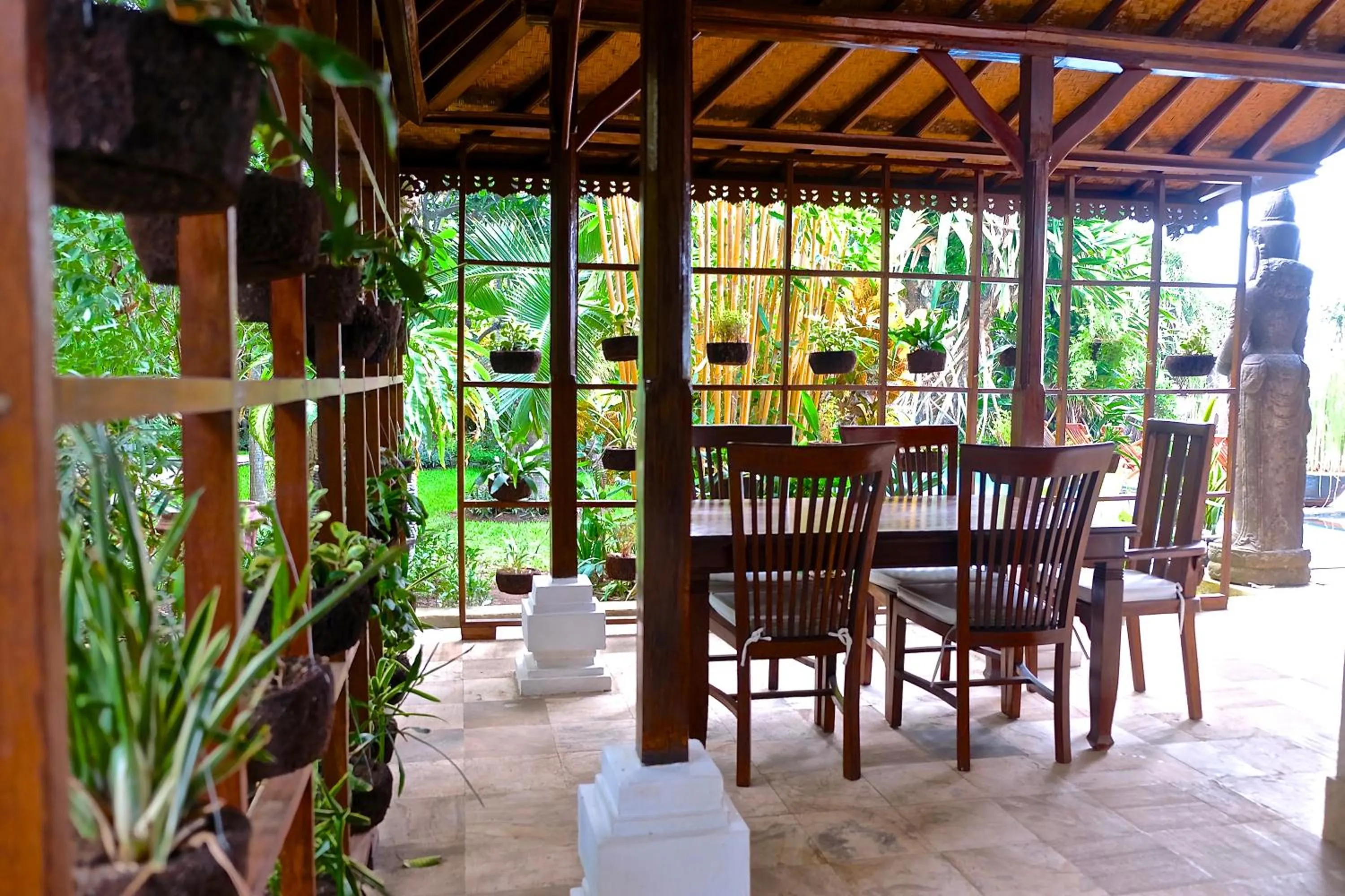 Patio in Villa Boreh Beach Resort and Spa