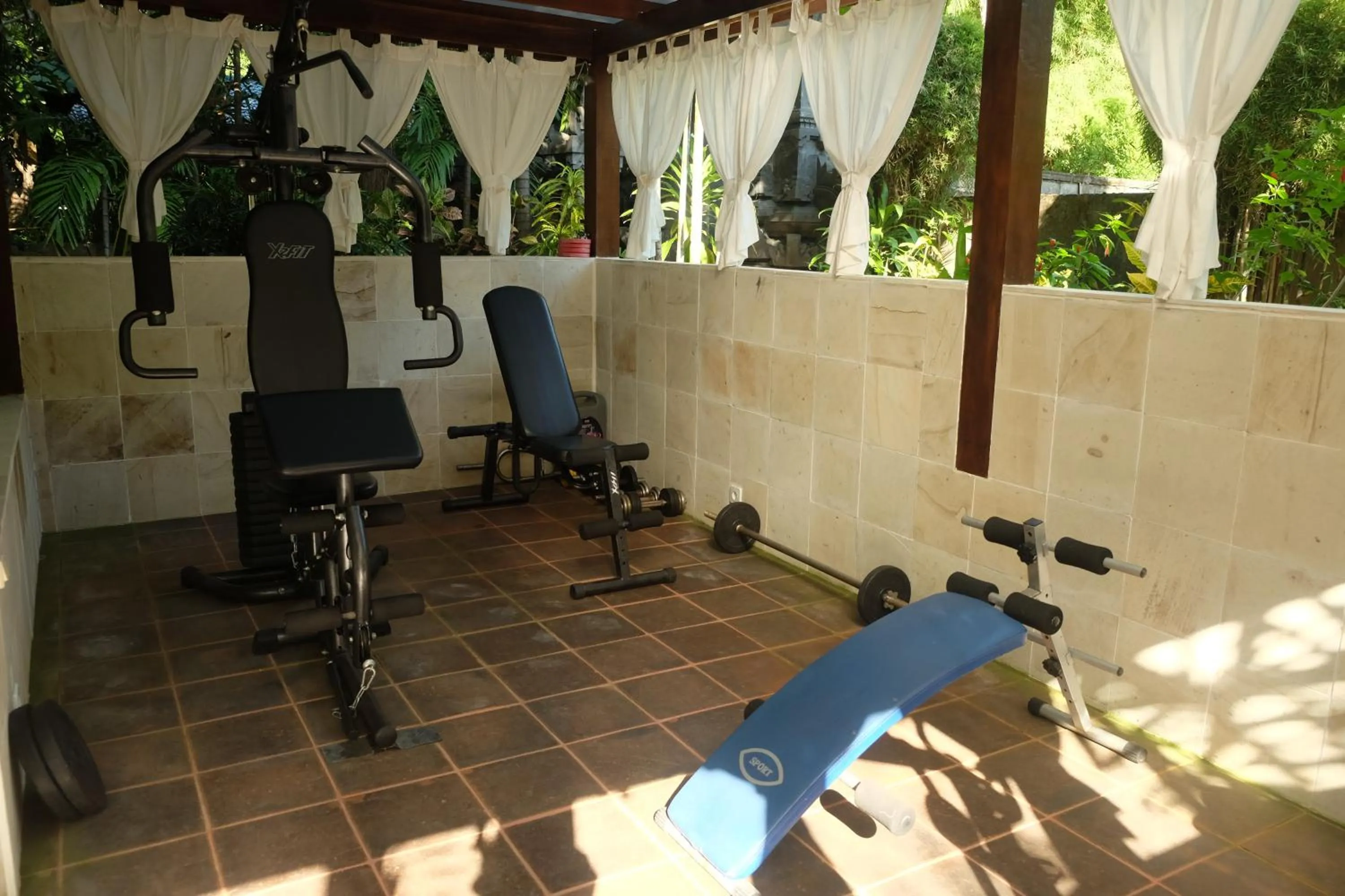 Fitness centre/facilities in Villa Boreh Beach Resort and Spa