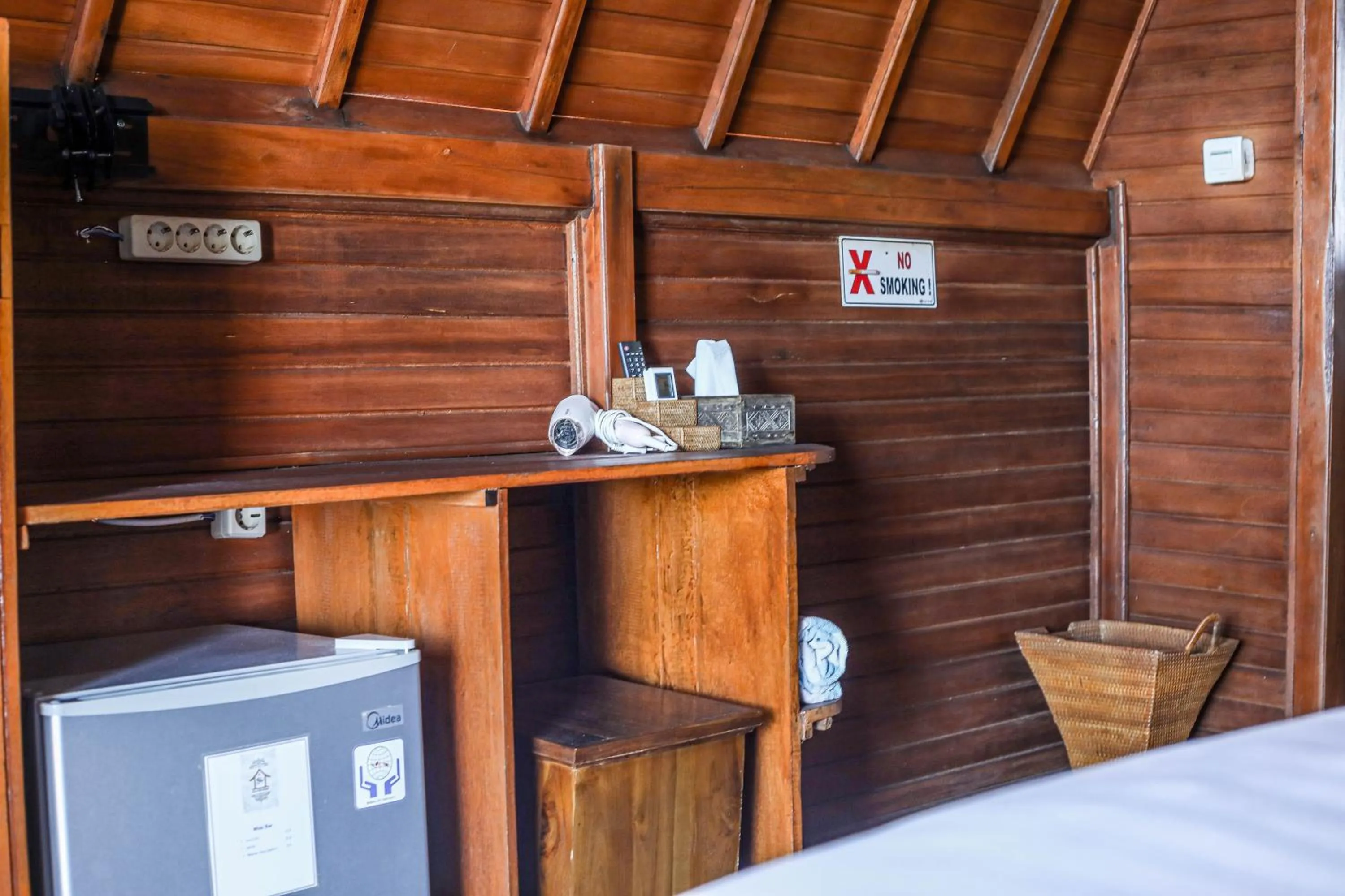 Photo of the whole room, Bed in You and We House