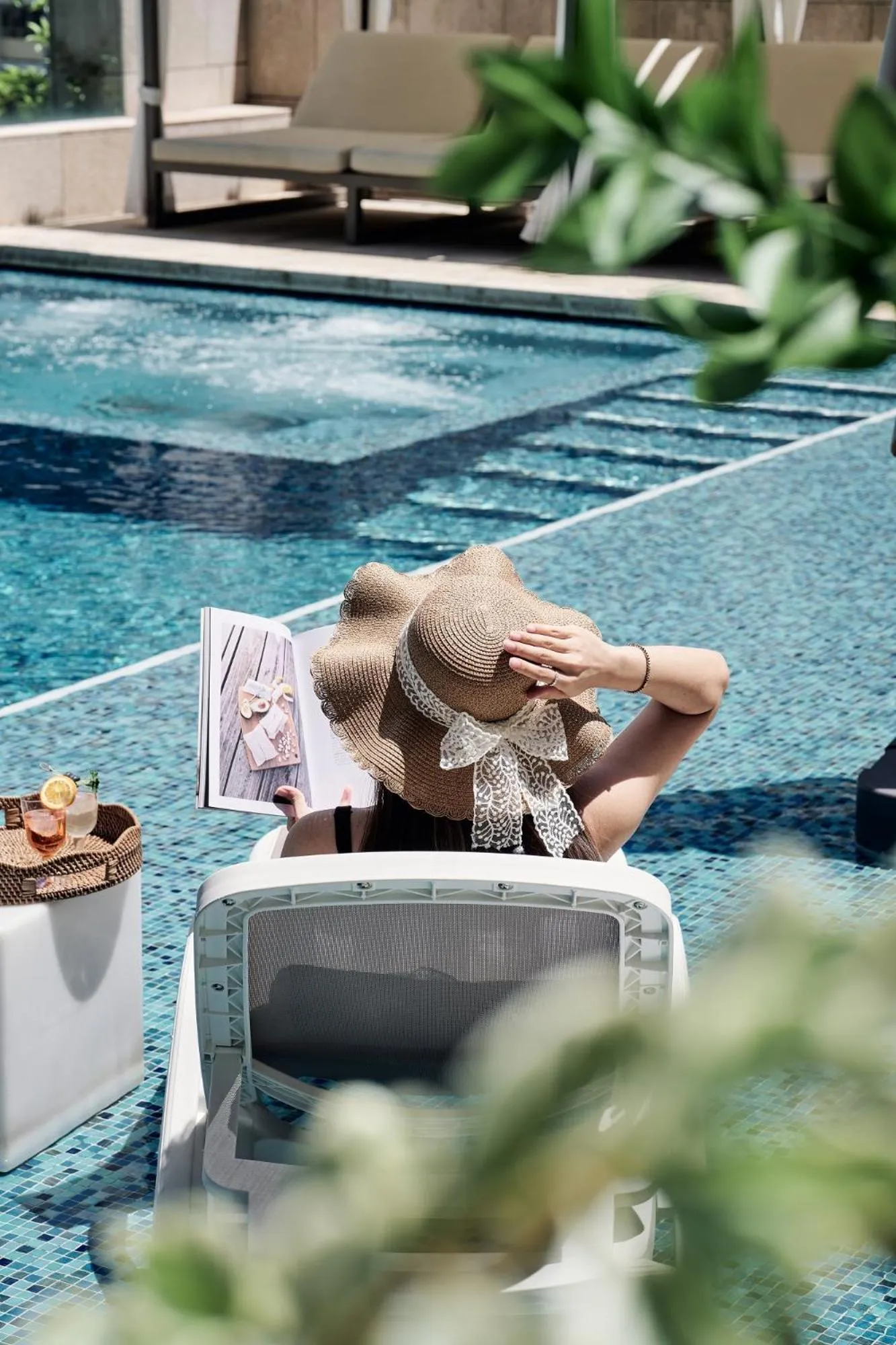 Swimming pool in Crowne Plaza Hong Kong Kowloon East by IHG