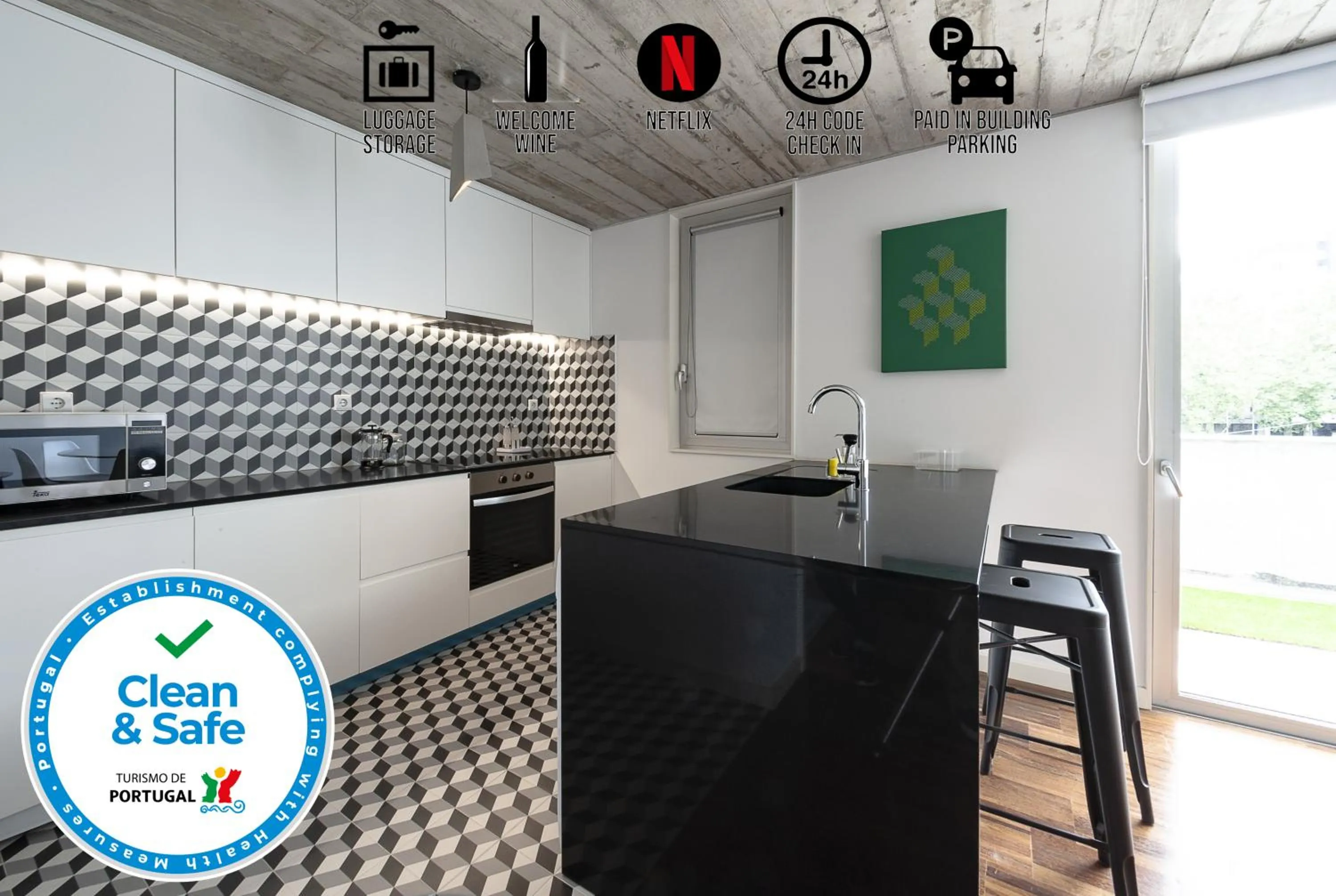 Kitchen or kitchenette in PortoSoul Trindade