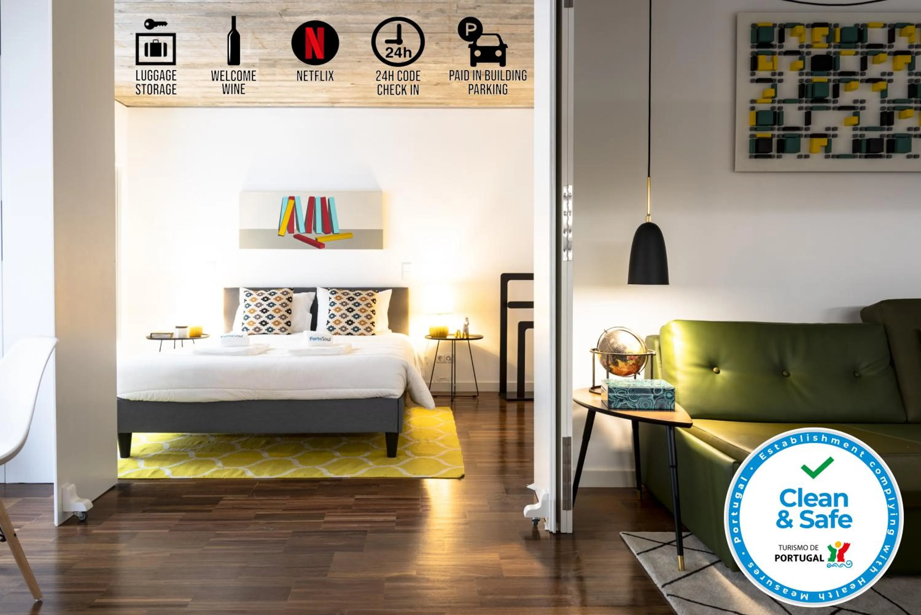 Bed in PortoSoul Trindade