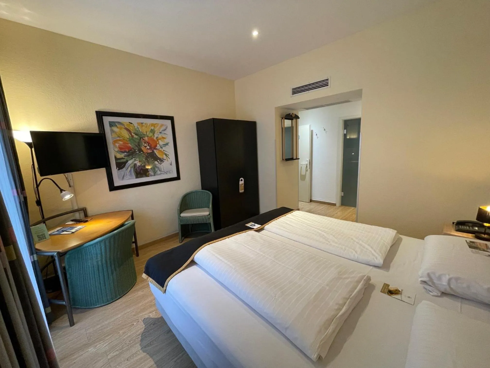 Bed in Hotel Am Mühlenteich