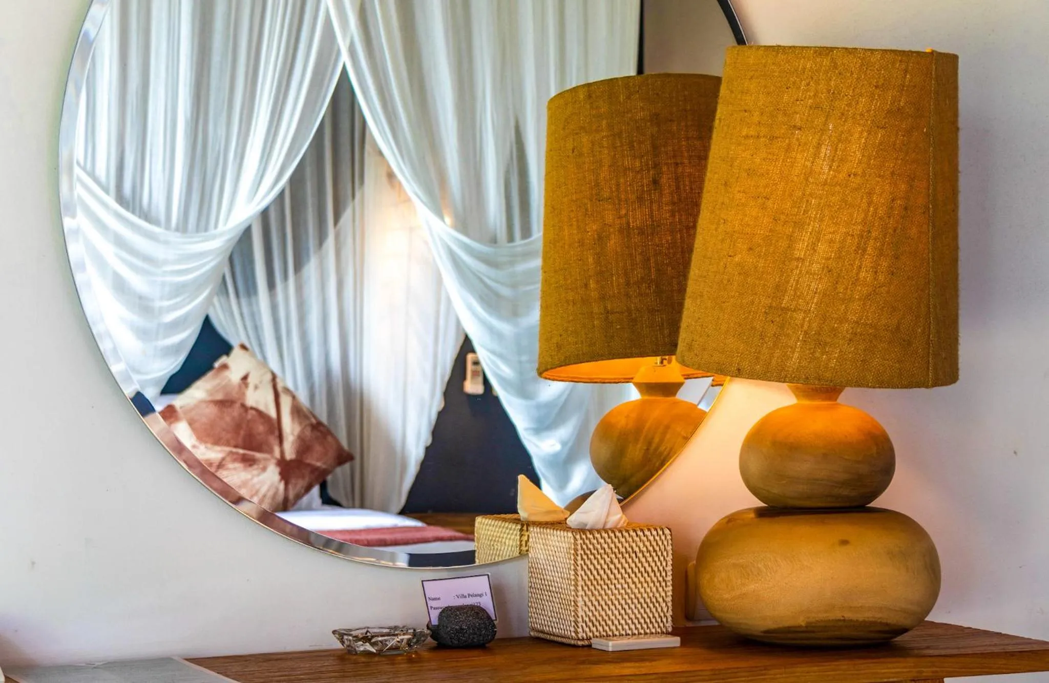 Decorative detail in Pelangi Villas Sidemen by AGATA