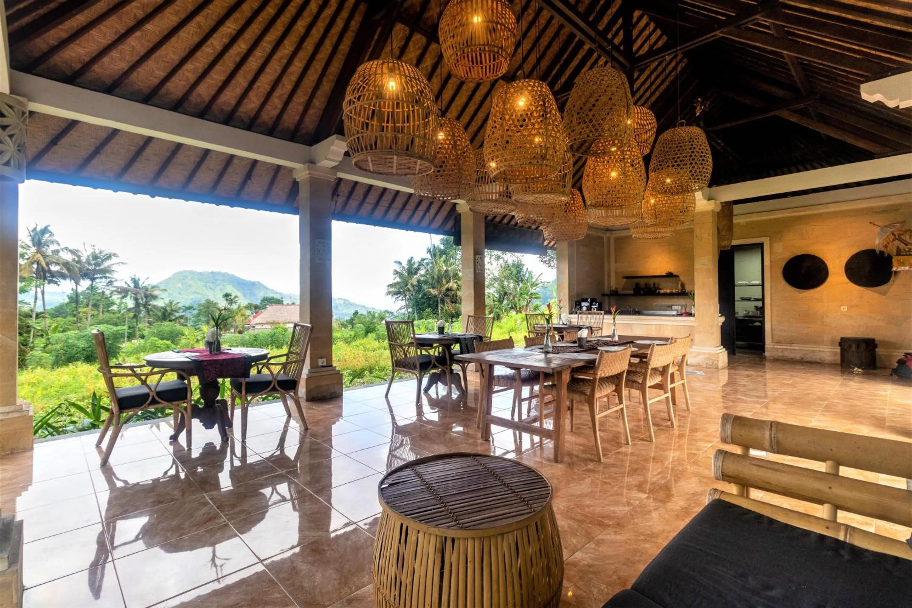 Restaurant/places to eat in Pelangi Villas Sidemen by AGATA