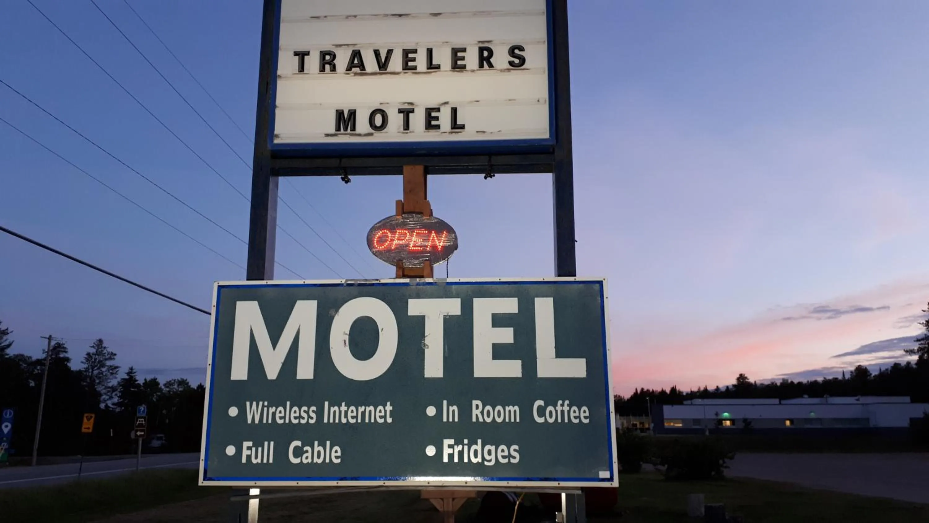 Property logo or sign in Nipigon Travelers Motel