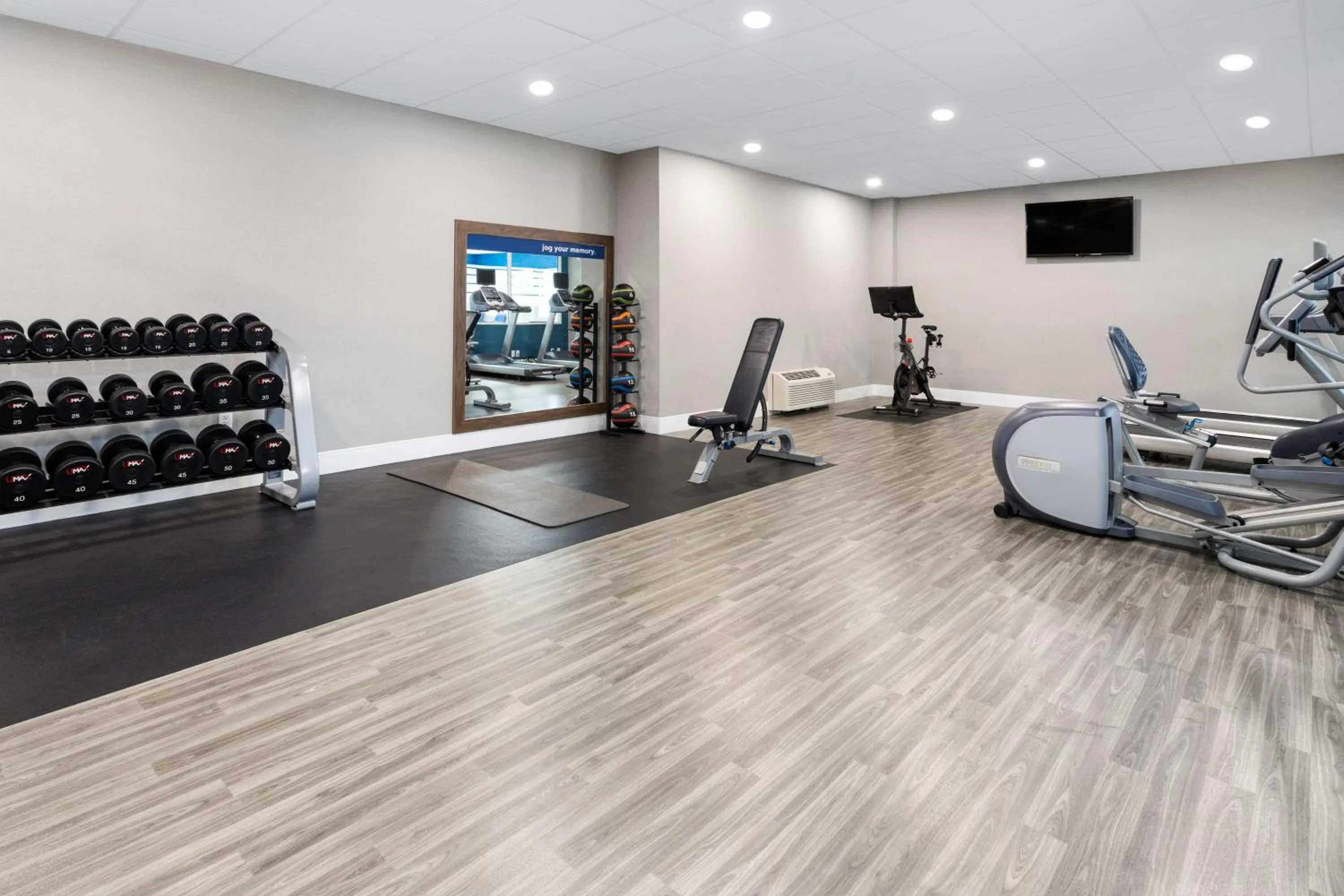 Fitness centre/facilities in Hampton Inn & Suites Hershey