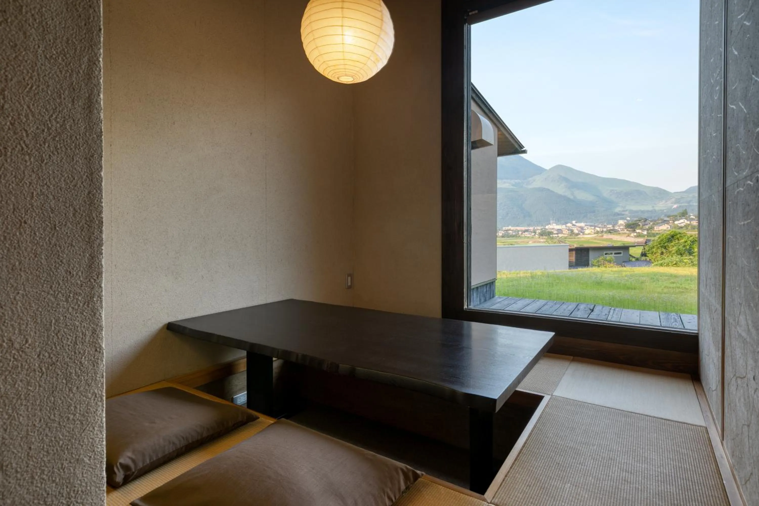 Dining area in Yufuin Onsen Toshoan