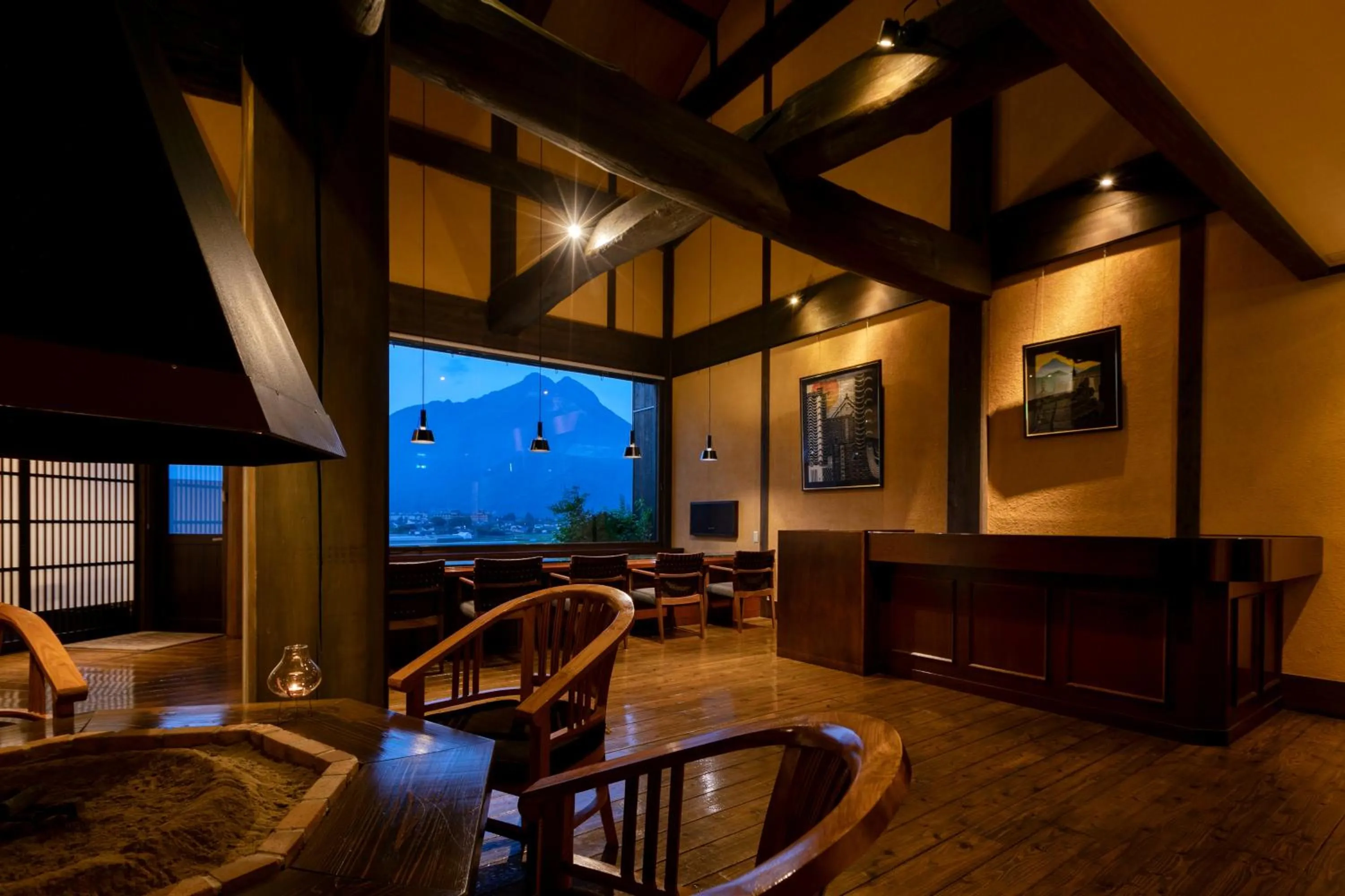 Lounge or bar in Yufuin Onsen Toshoan