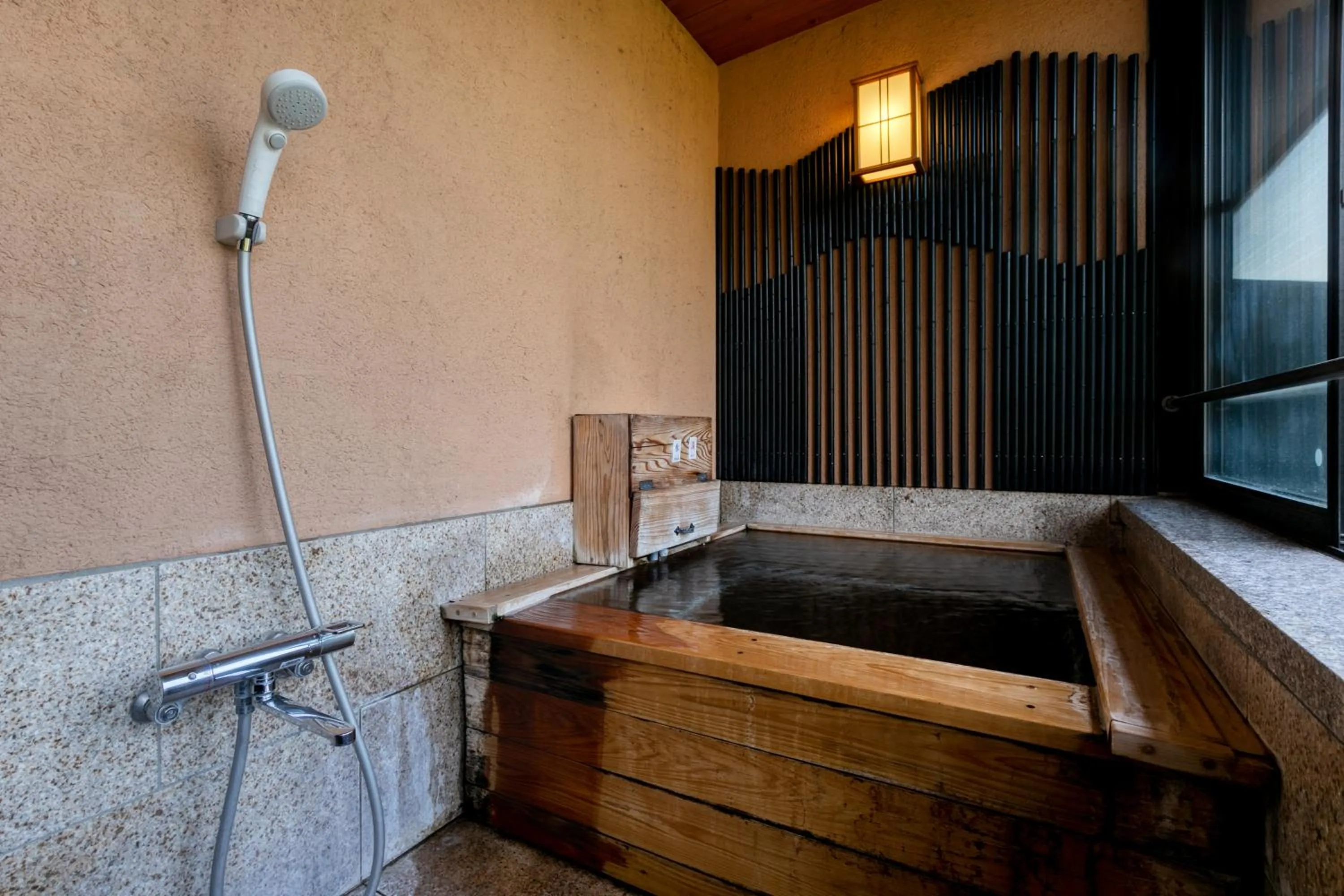 Bathroom in Yufuin Onsen Toshoan
